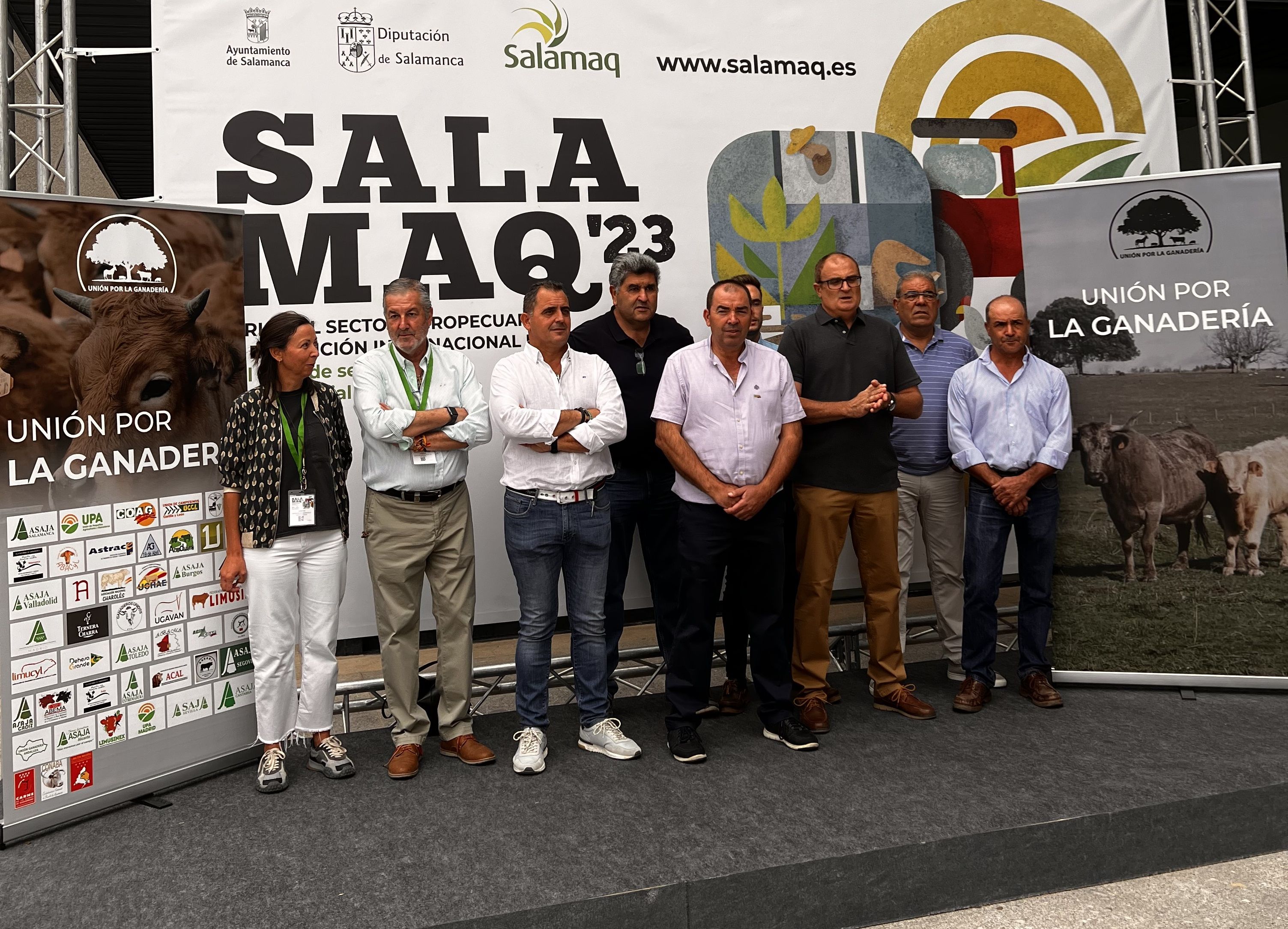 Unión por la Ganadería hace balance del primer día de feria de Salamaq 23’