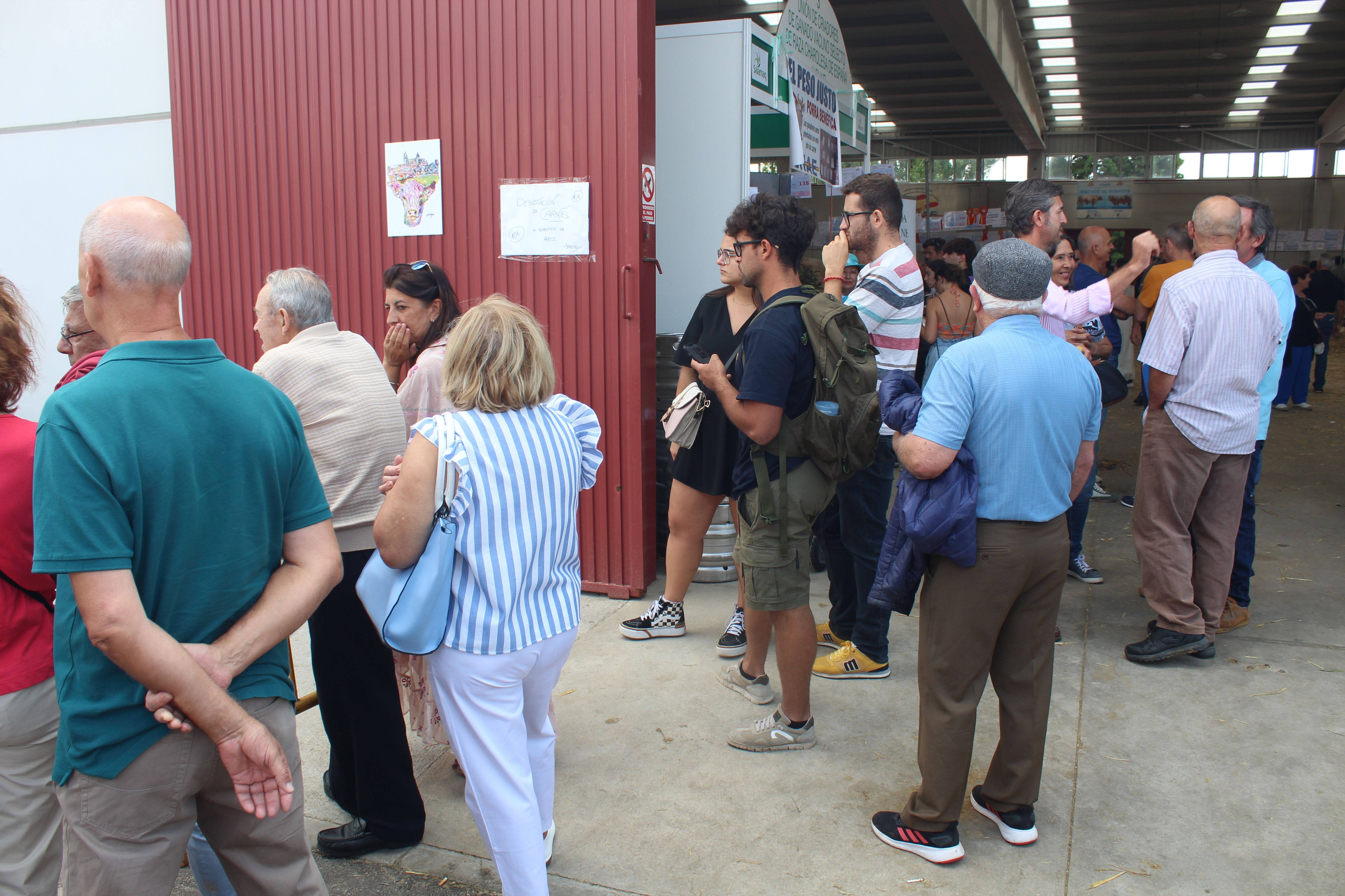 Degustación charolés a favor AECC