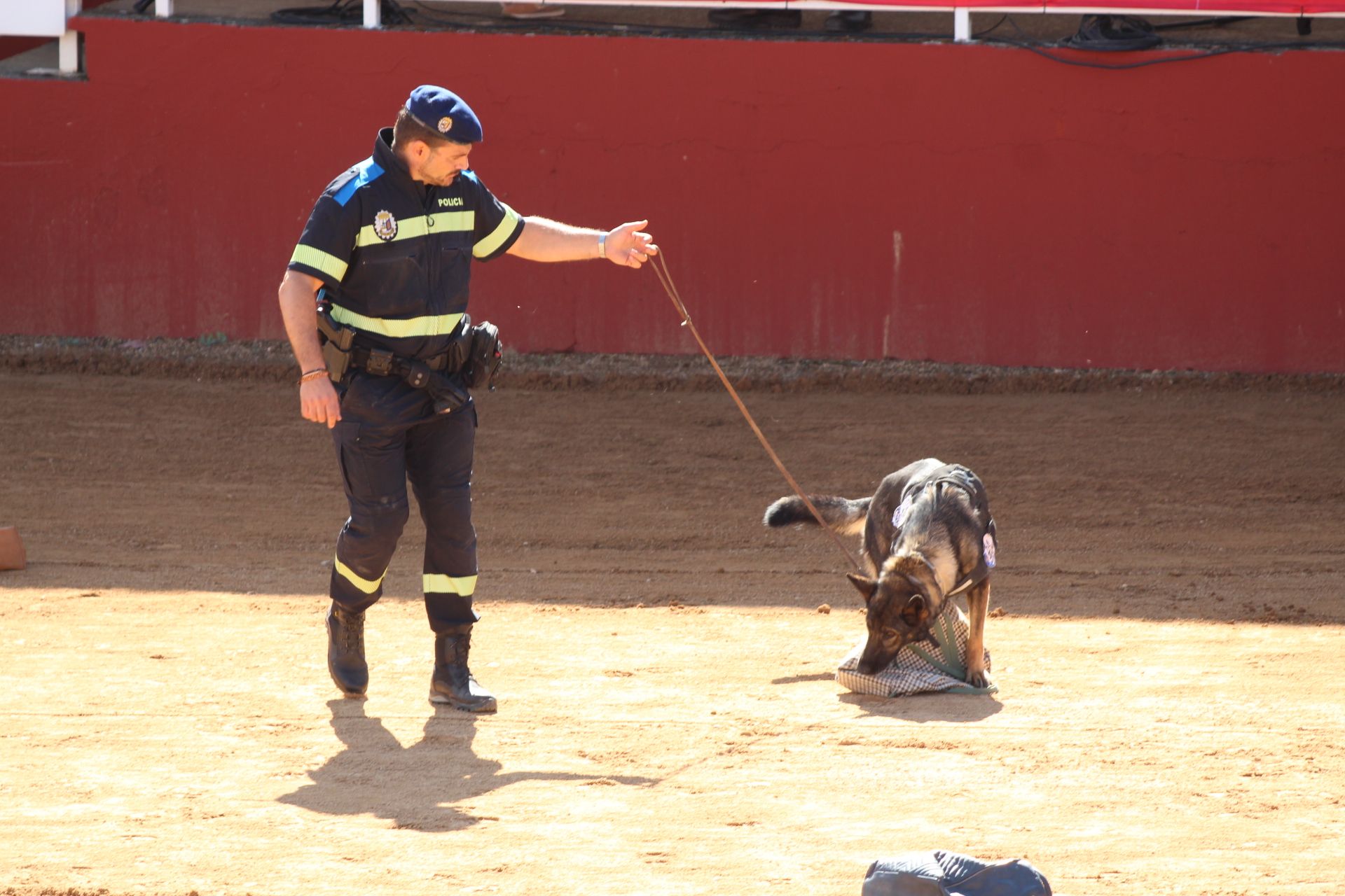 Exhibición de perros de la Policía Local