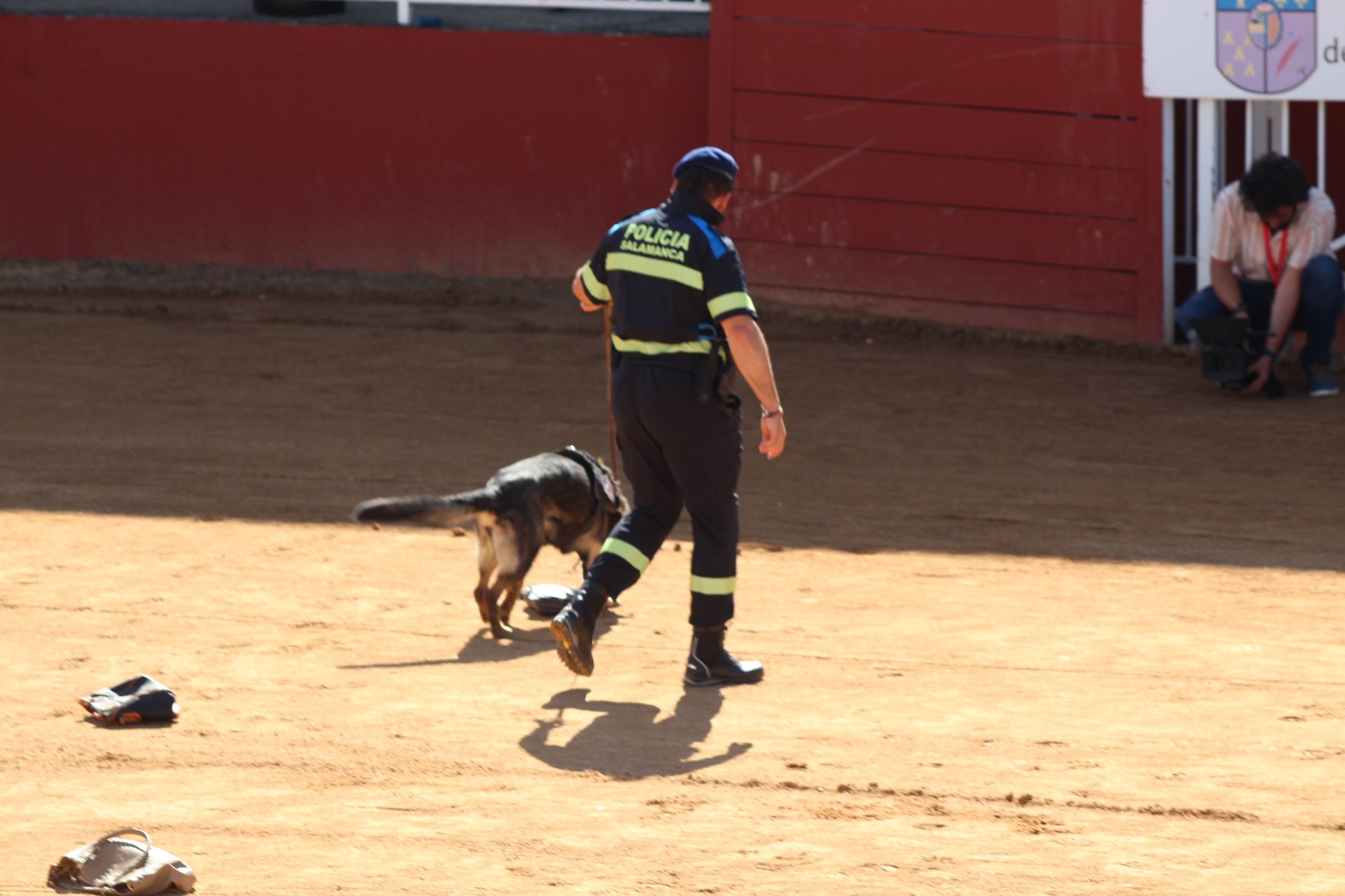 Exhibición de perros de la Policía Local