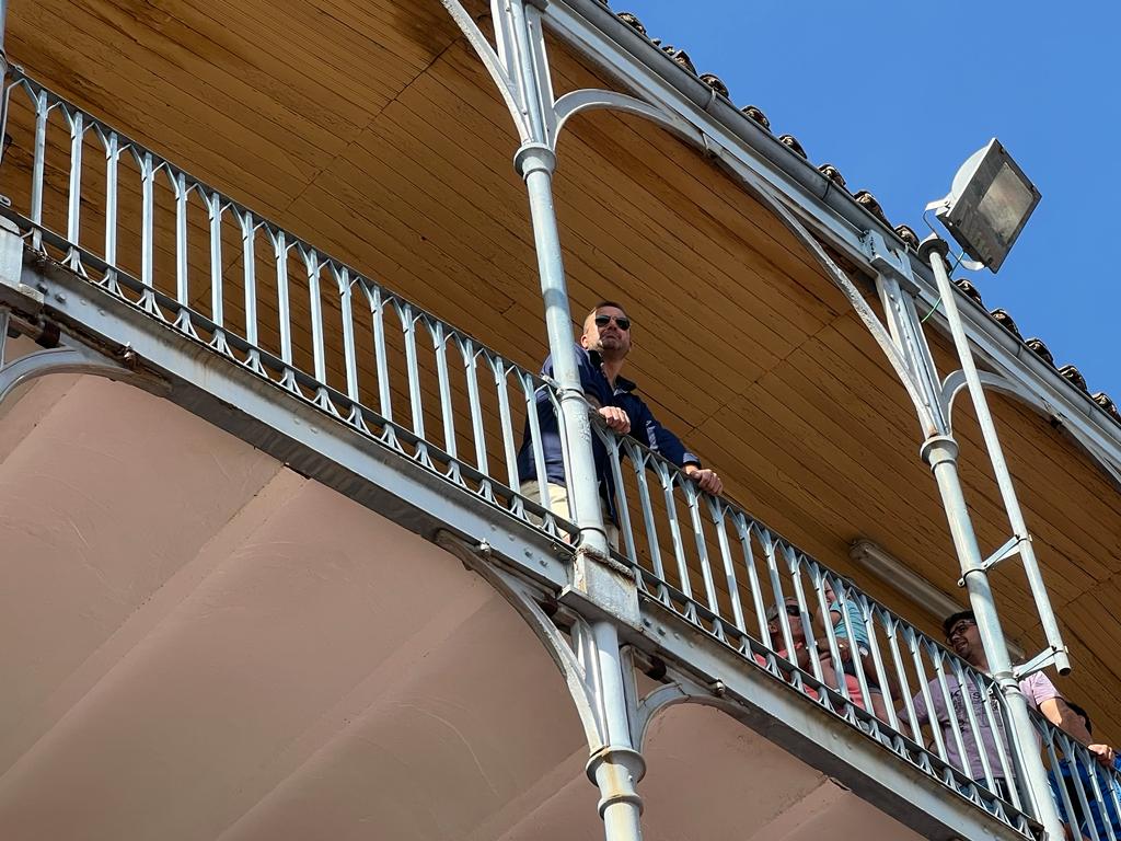 Ambiente durante el sorteo de los toros de El Vellosino, domingo, 10 de septiembre de 2023. Fotos S24H