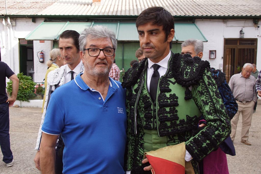 El ambiente en el patio de cuadrilla de La Glorieta este domingo, 10 de septiembre