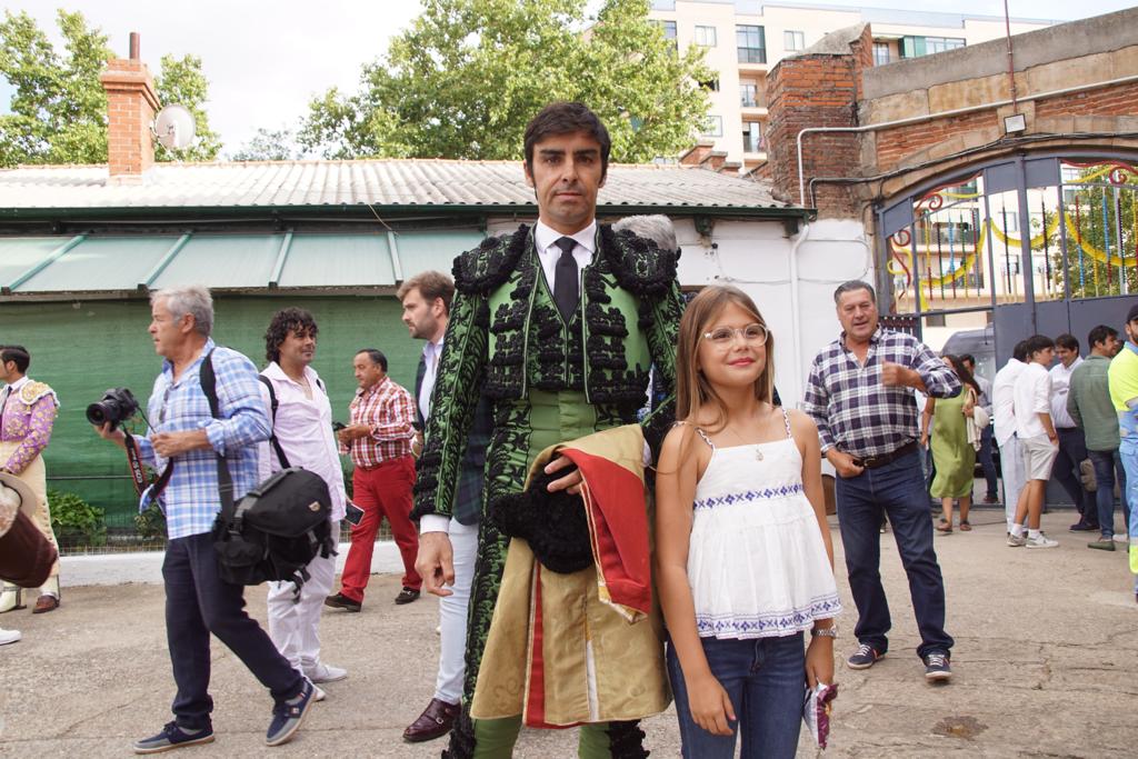 El ambiente en el patio de cuadrilla de La Glorieta este domingo, 10 de septiembre