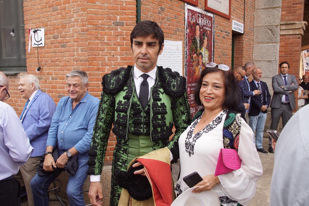 El ambiente en el patio de cuadrilla de La Glorieta este domingo, 10 de septiembre