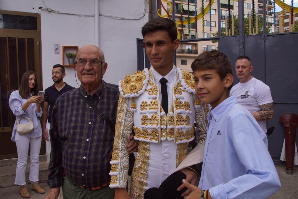 El ambiente en el patio de cuadrilla de La Glorieta este domingo, 10 de septiembre