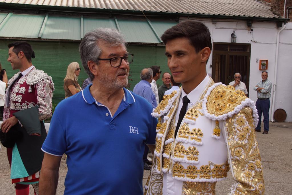 El ambiente en el patio de cuadrilla de La Glorieta este domingo, 10 de septiembre