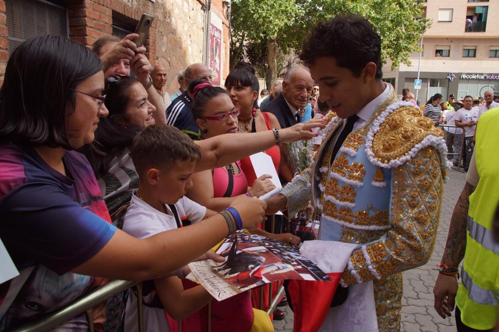 El ambiente en el patio de cuadrilla de La Glorieta este domingo, 10 de septiembre