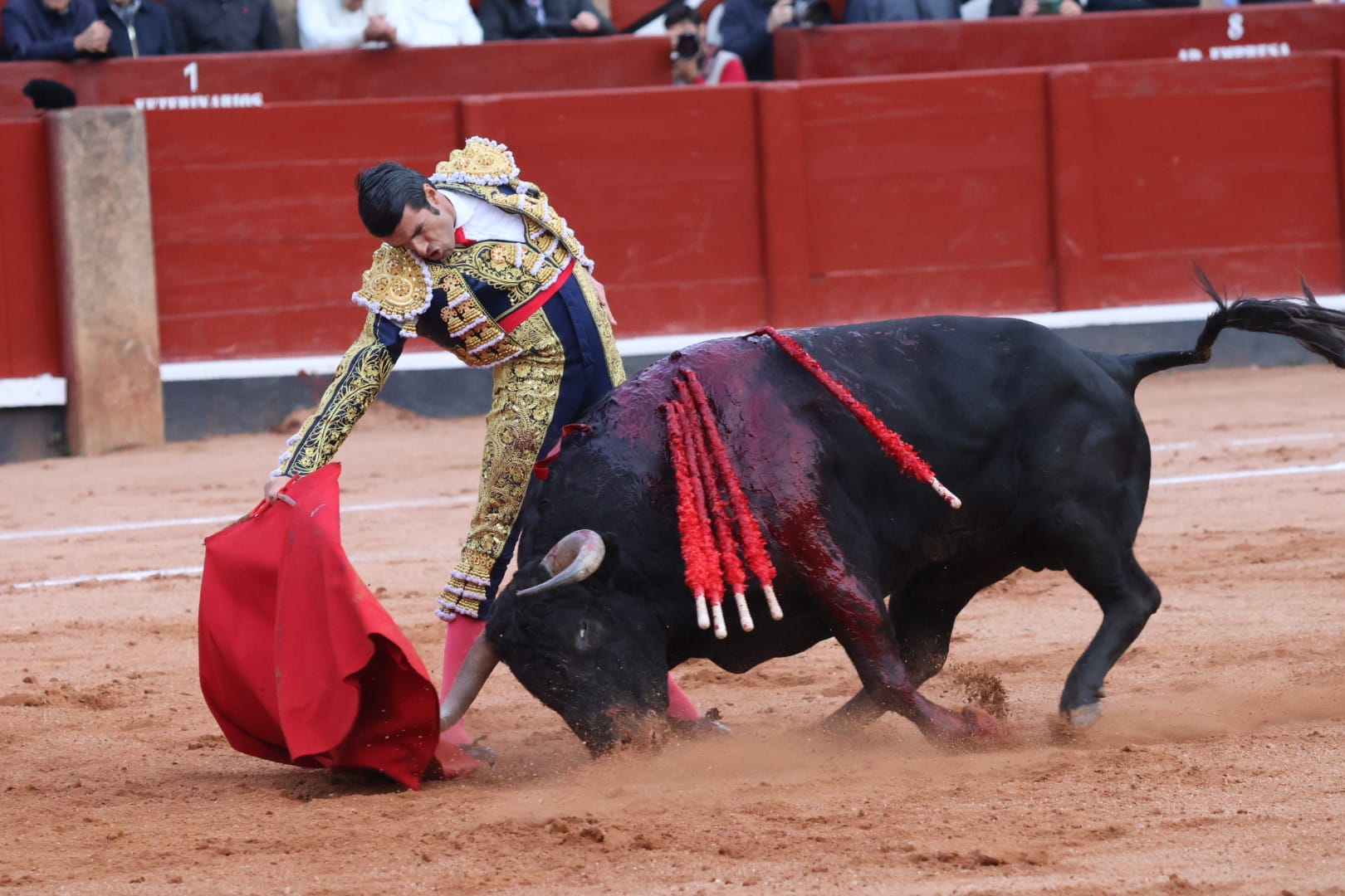 Emilio de Justo y 'Jaquetón' del hierro de La Ventana. Foto Andrea M.