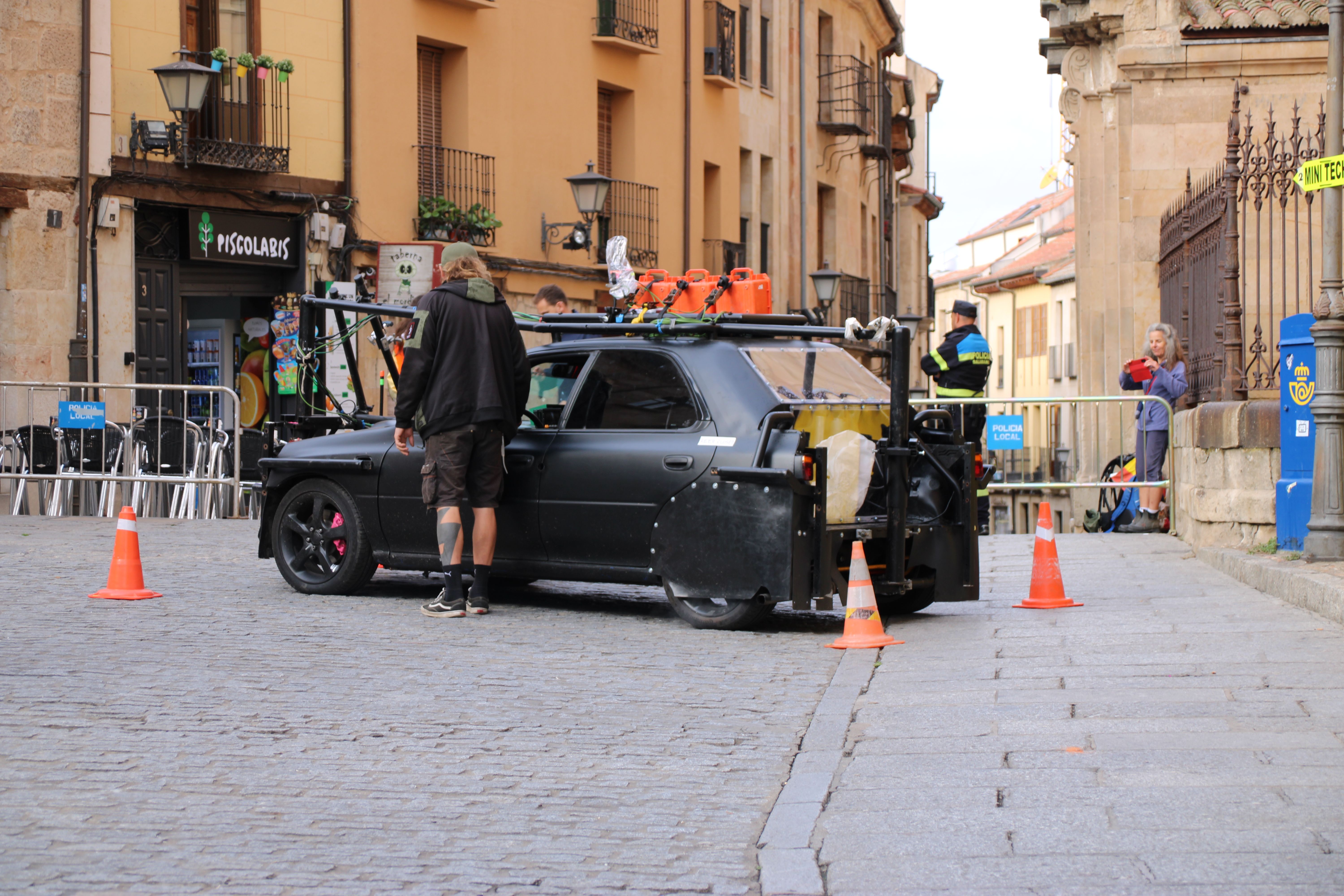 Primer día de rodaje de la película de Bollywood en Salamanca 