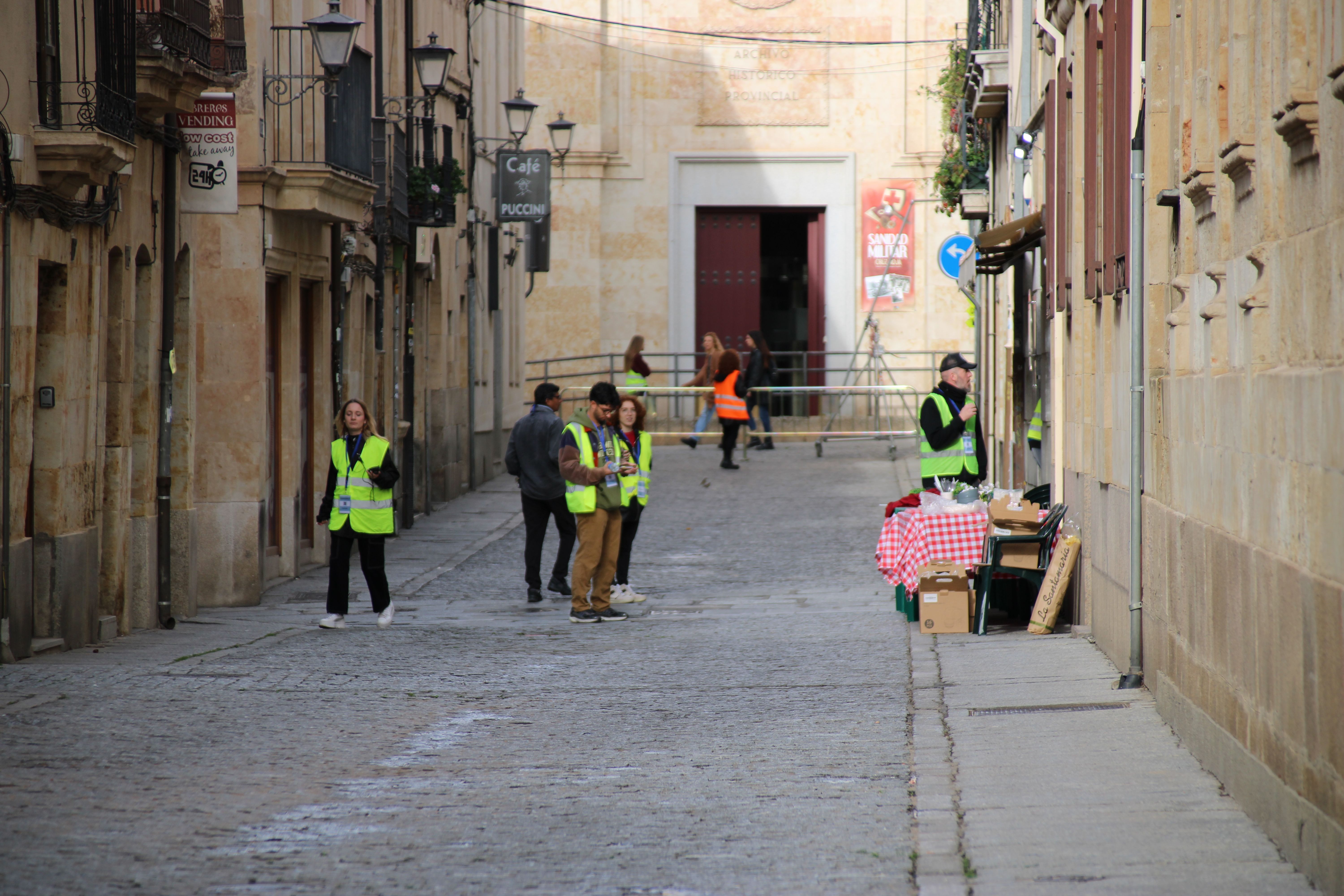 Primer día de rodaje de la película de Bollywood en Salamanca 