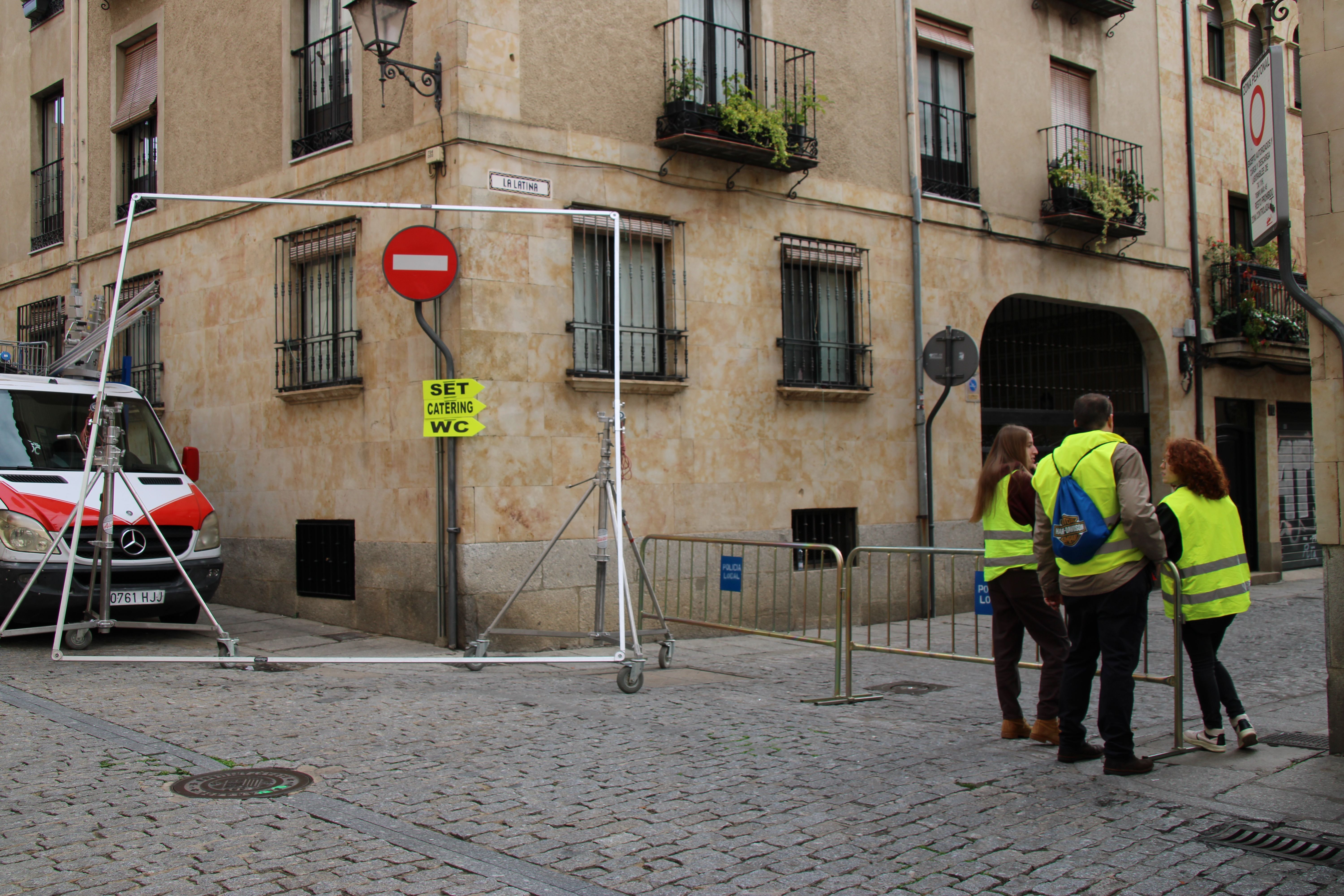 Primer día de rodaje de la película de Bollywood en Salamanca 