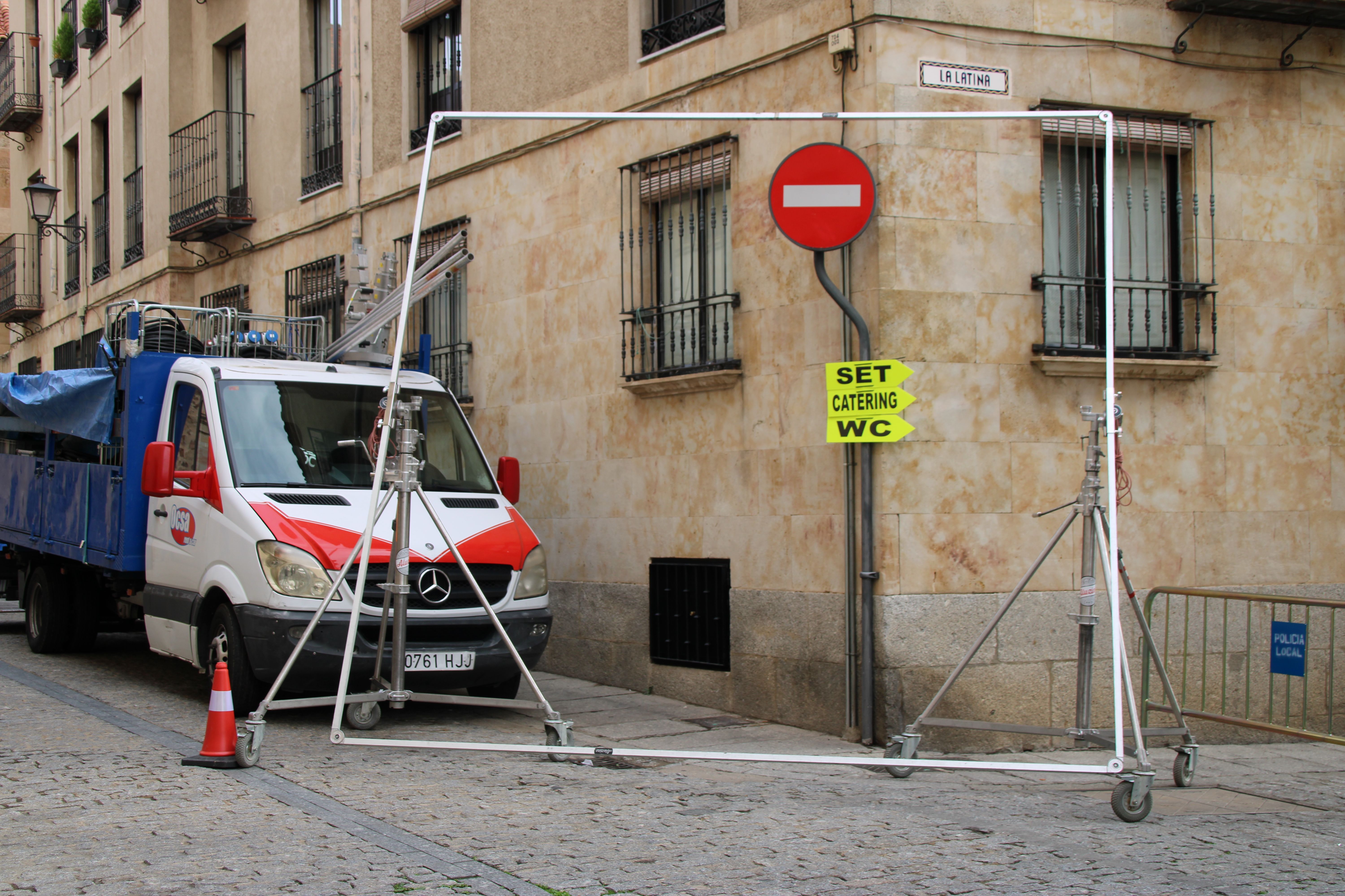 Primer día de rodaje de la película de Bollywood en Salamanca 