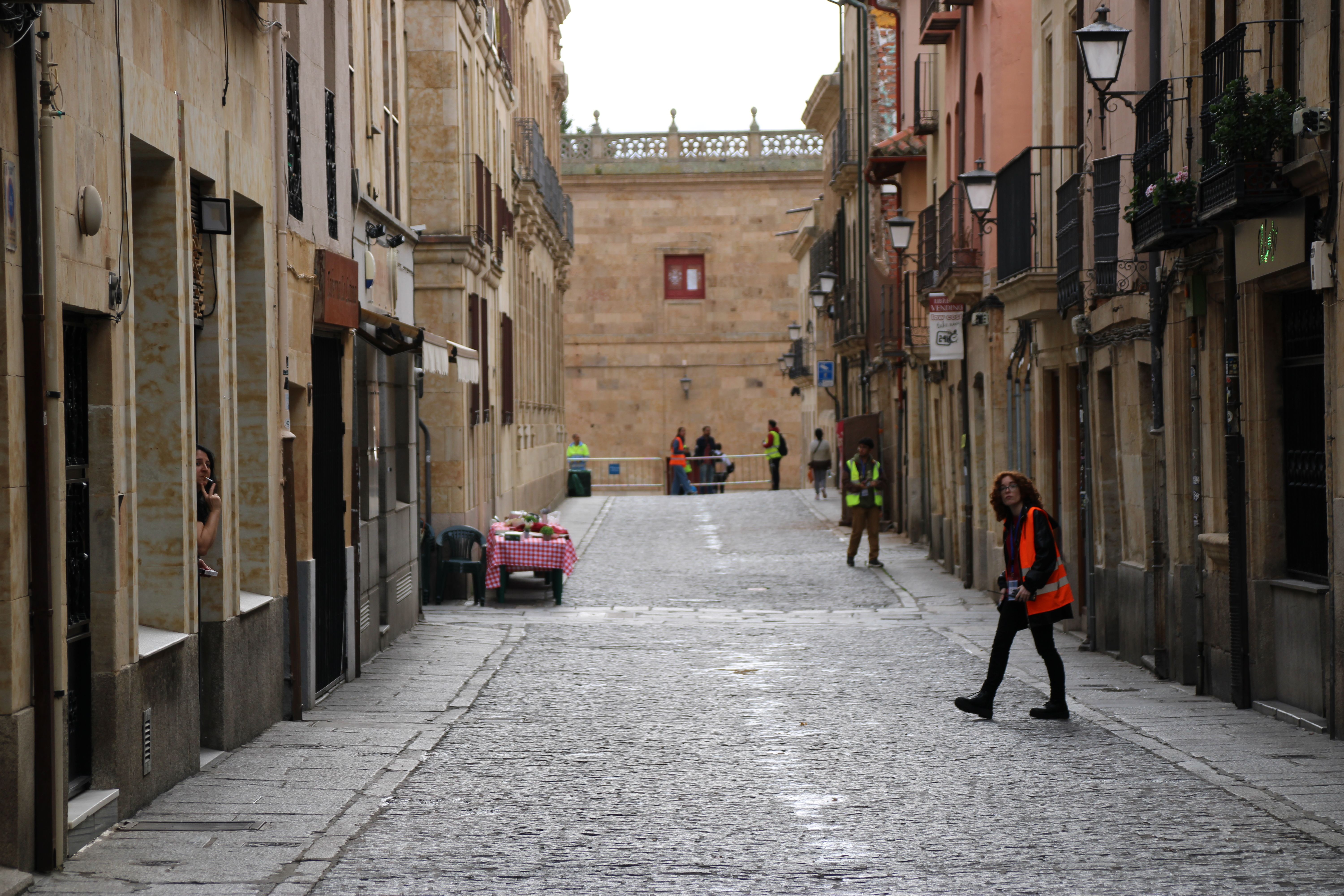 Primer día de rodaje de la película de Bollywood en Salamanca 