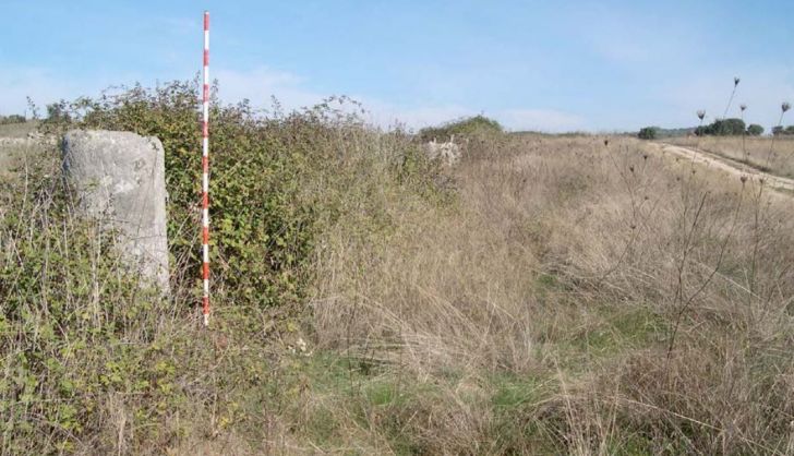 El miliario trajaneo "in situ" del Prado Fusillo (Manuel Carlos Jiménez/Ana Rupidera). Junta de Castilla y León 