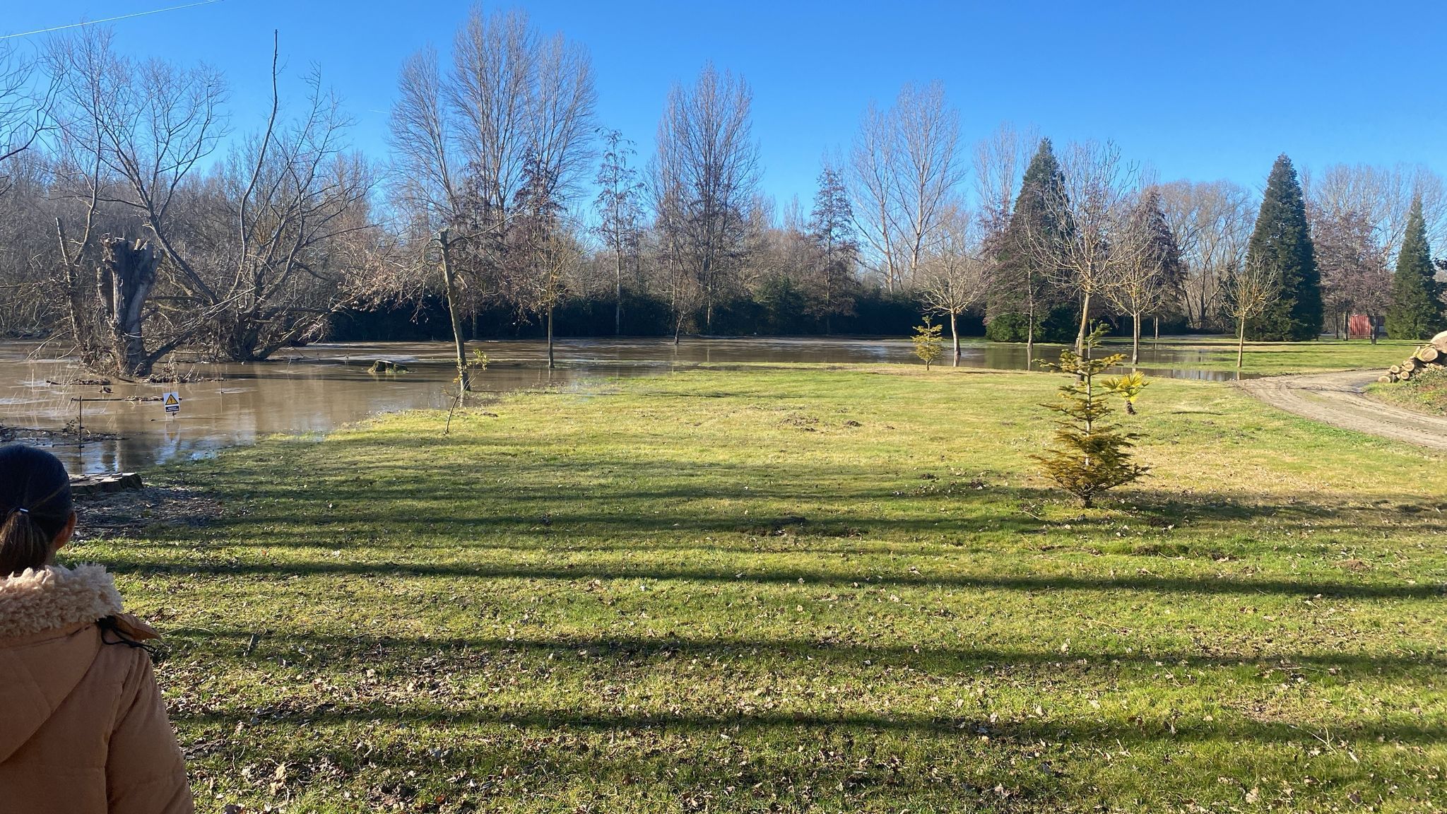 Zona inundada de Valverdón