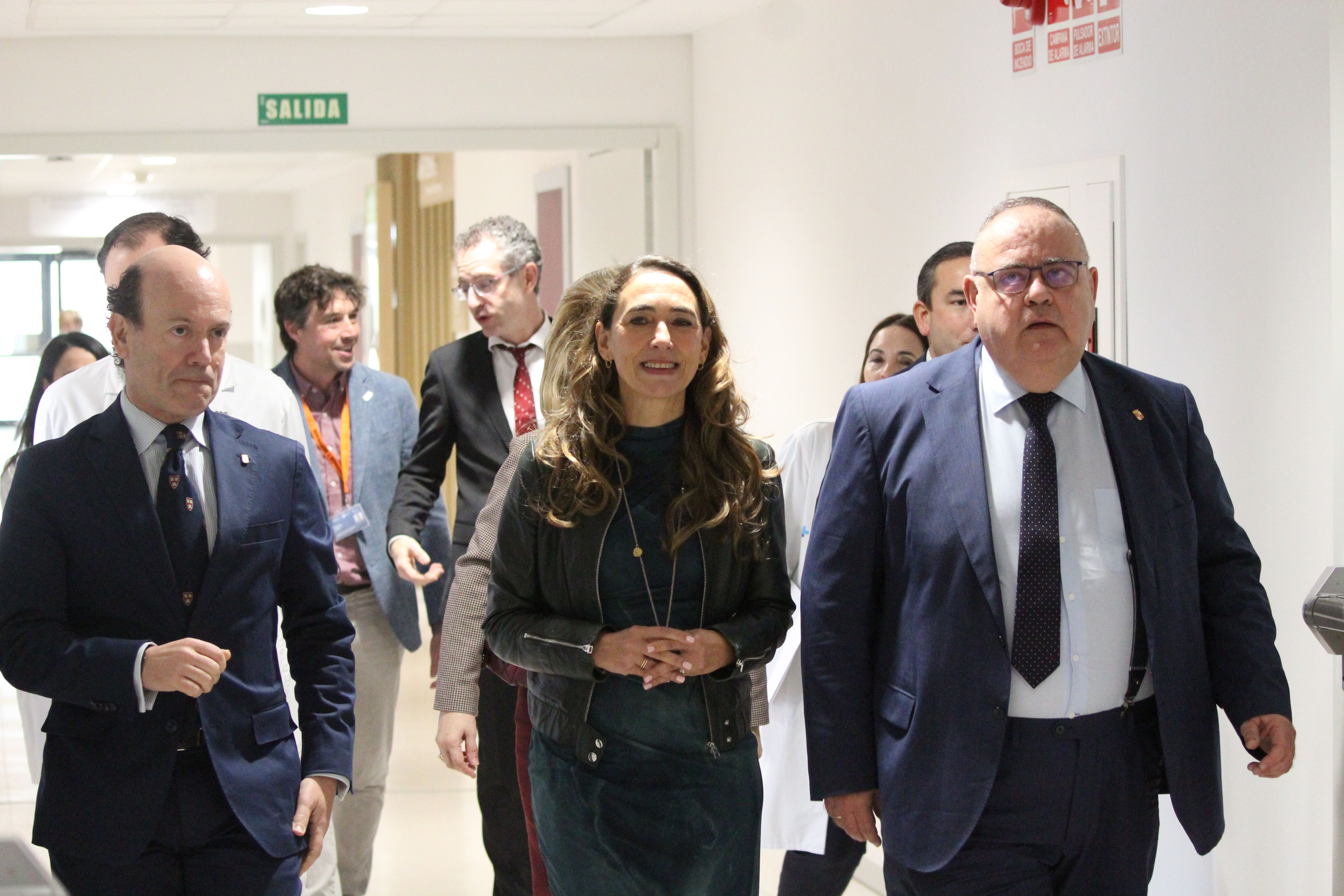 Presentación de la gerente del Complejo Asistencial Universitario de Salamanca, Carmen Rodriguez.