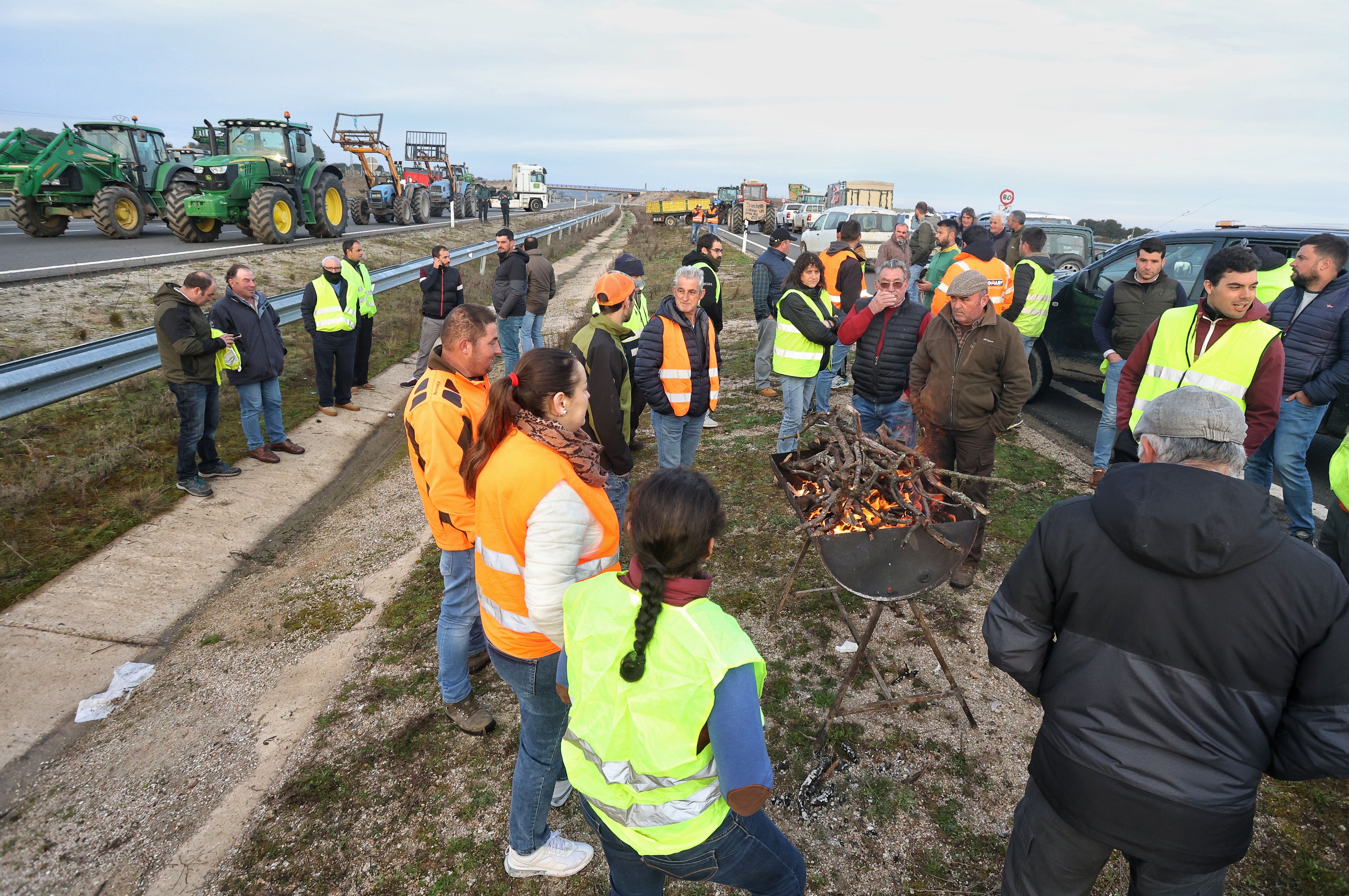 Corte de la A 62 y la N 620 en Fuentes de Oñoro   Foto José Vicente (1)