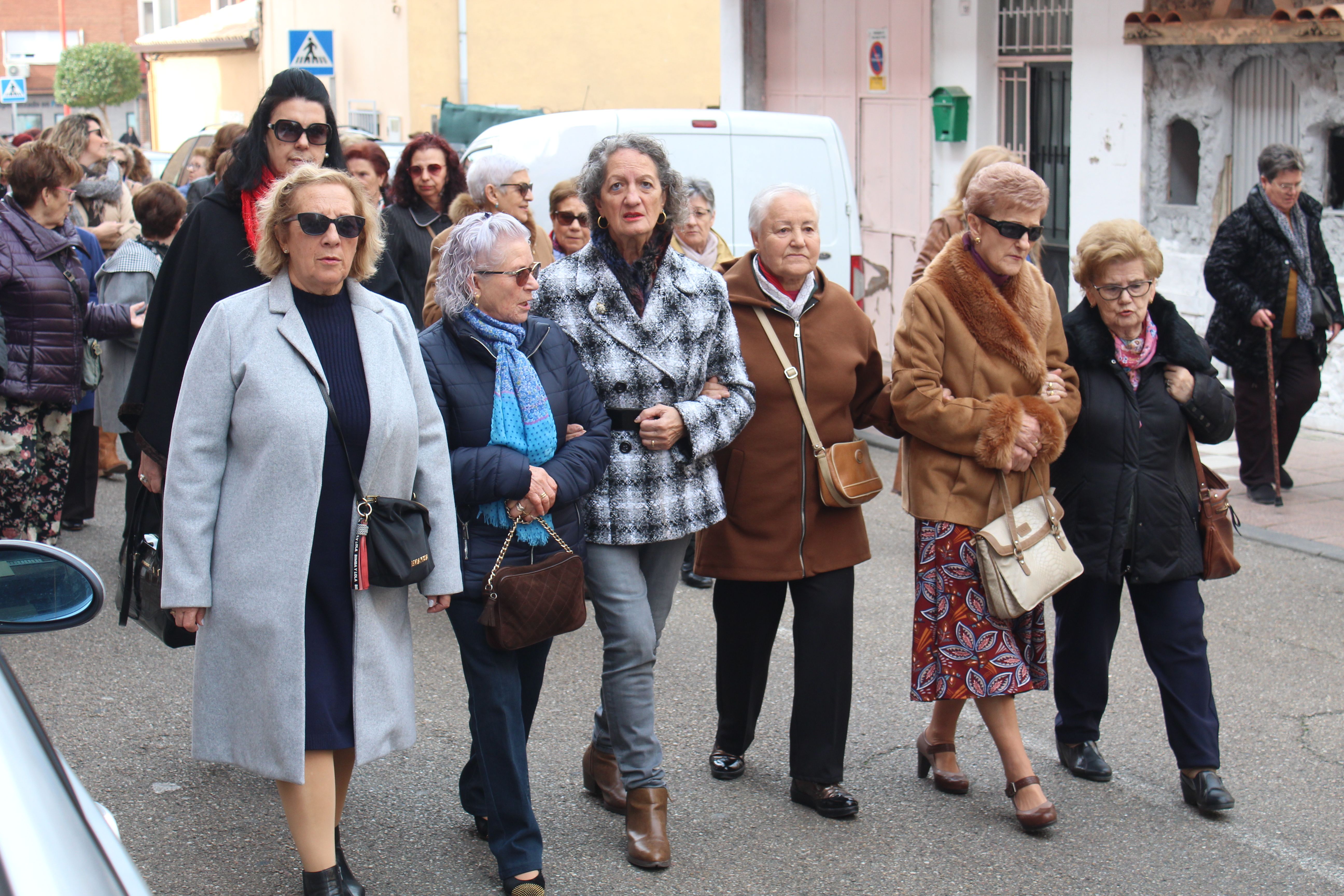 Misa y procesión de Las Águedas en Santa Marta