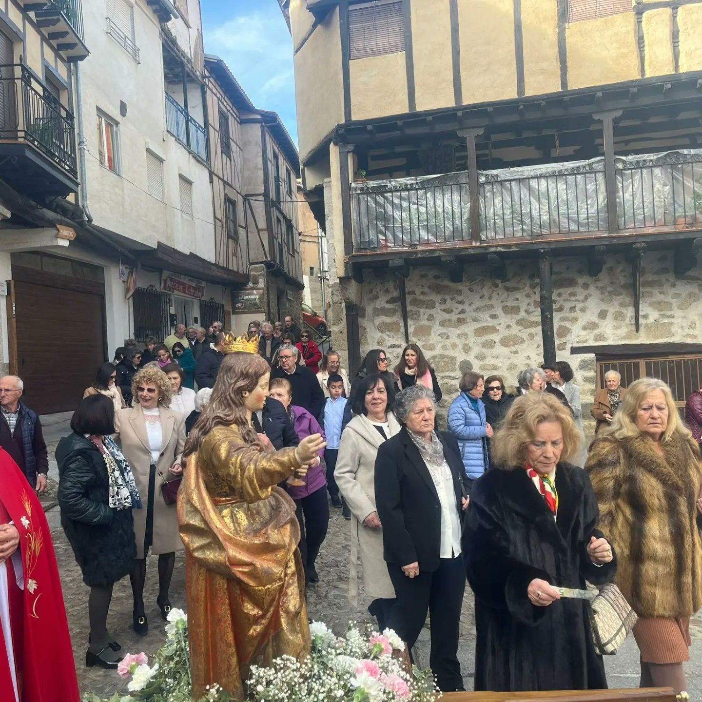 Día de las Águedas en San Esteban de la Sierra. Foto: Diputación de Salamanca