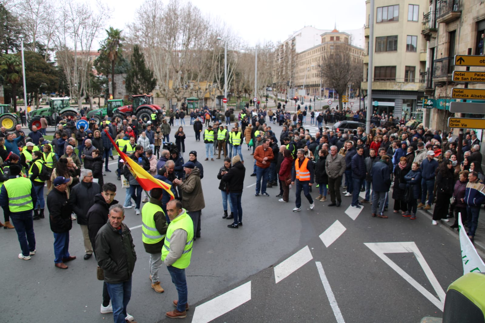 Manifestación en plaza de España