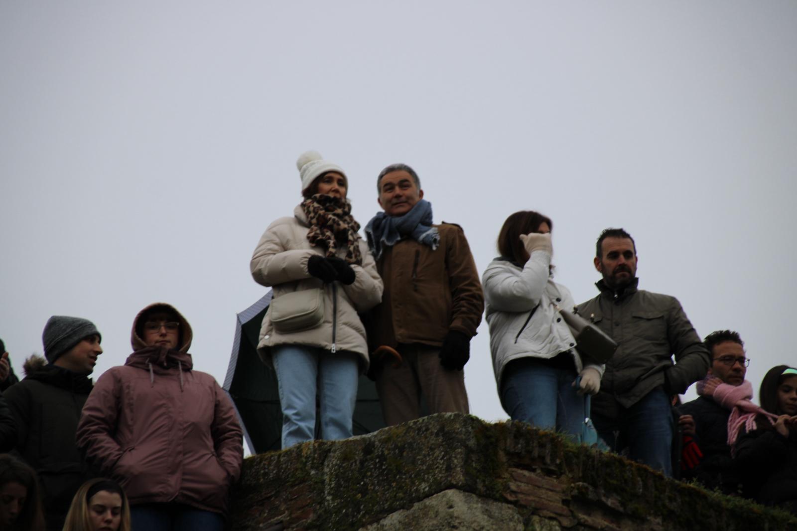 Ambiente en el encierro a caballo del Carnaval del Toro de Ciudad Rodrigo 2024