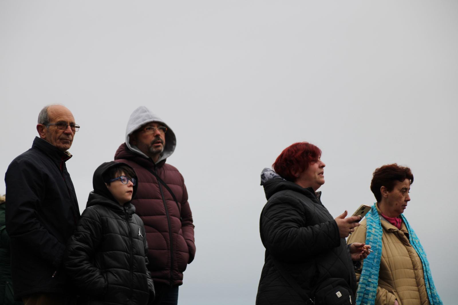 Ambiente en el encierro a caballo del Carnaval del Toro de Ciudad Rodrigo 2024