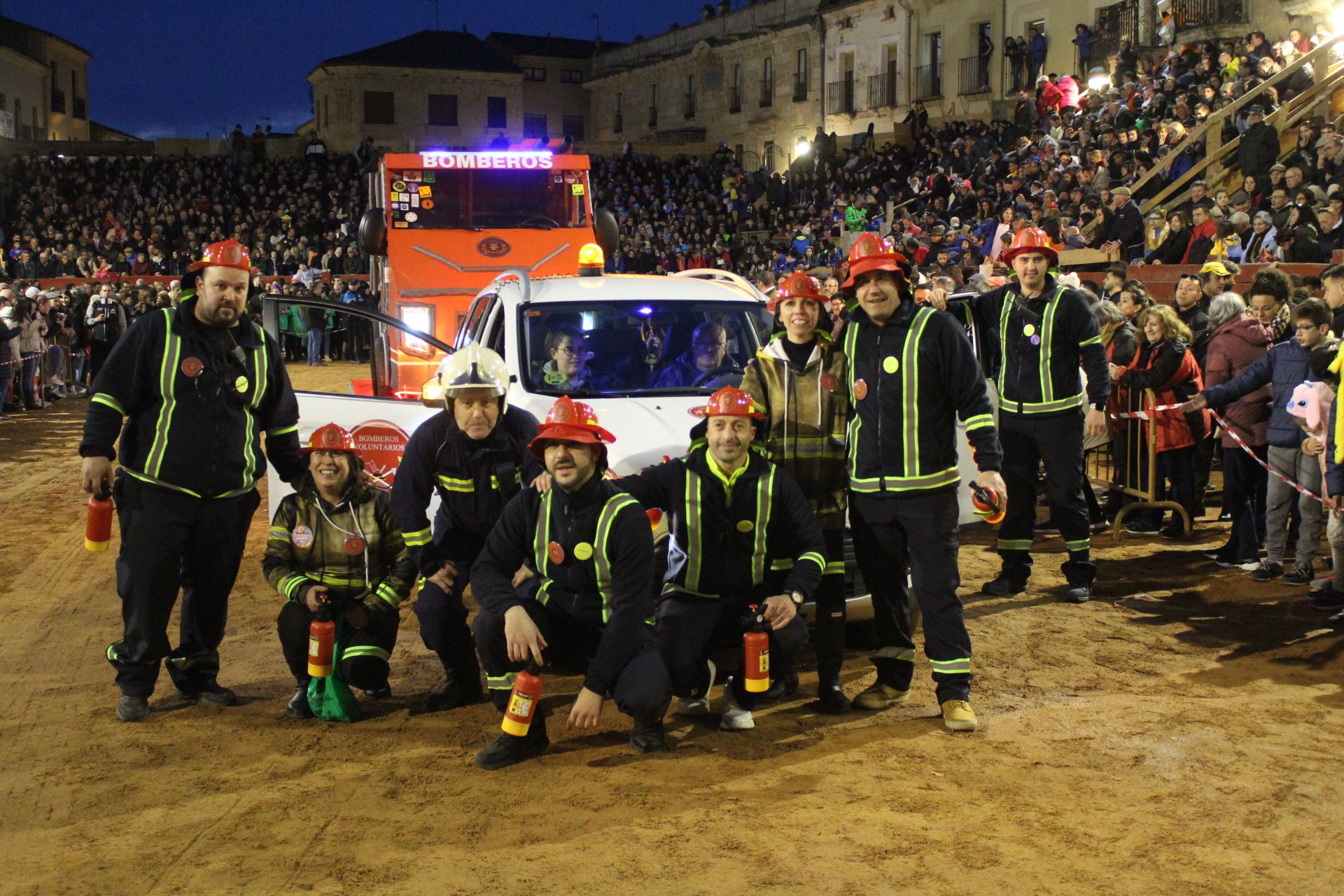 Desfile de carrozas en el Carnaval del Toro de Ciudad Rodrigo 2024