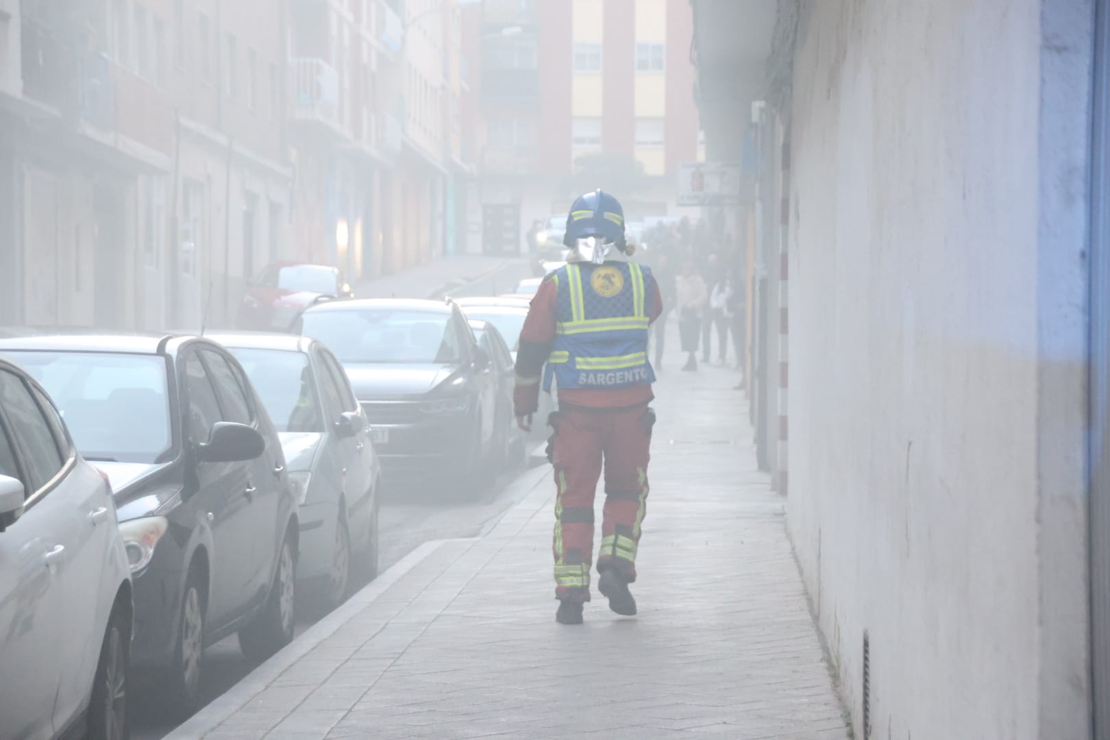 Incendio en una vivienda en la calle León Felipe (12)