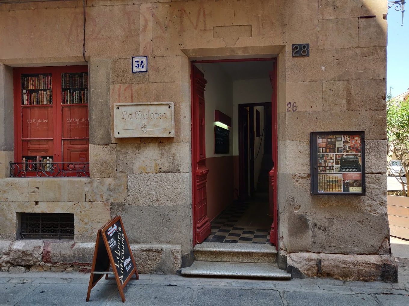 La Galatea en Salamanca, librería Anticuaria   FOTO LA GALATEA