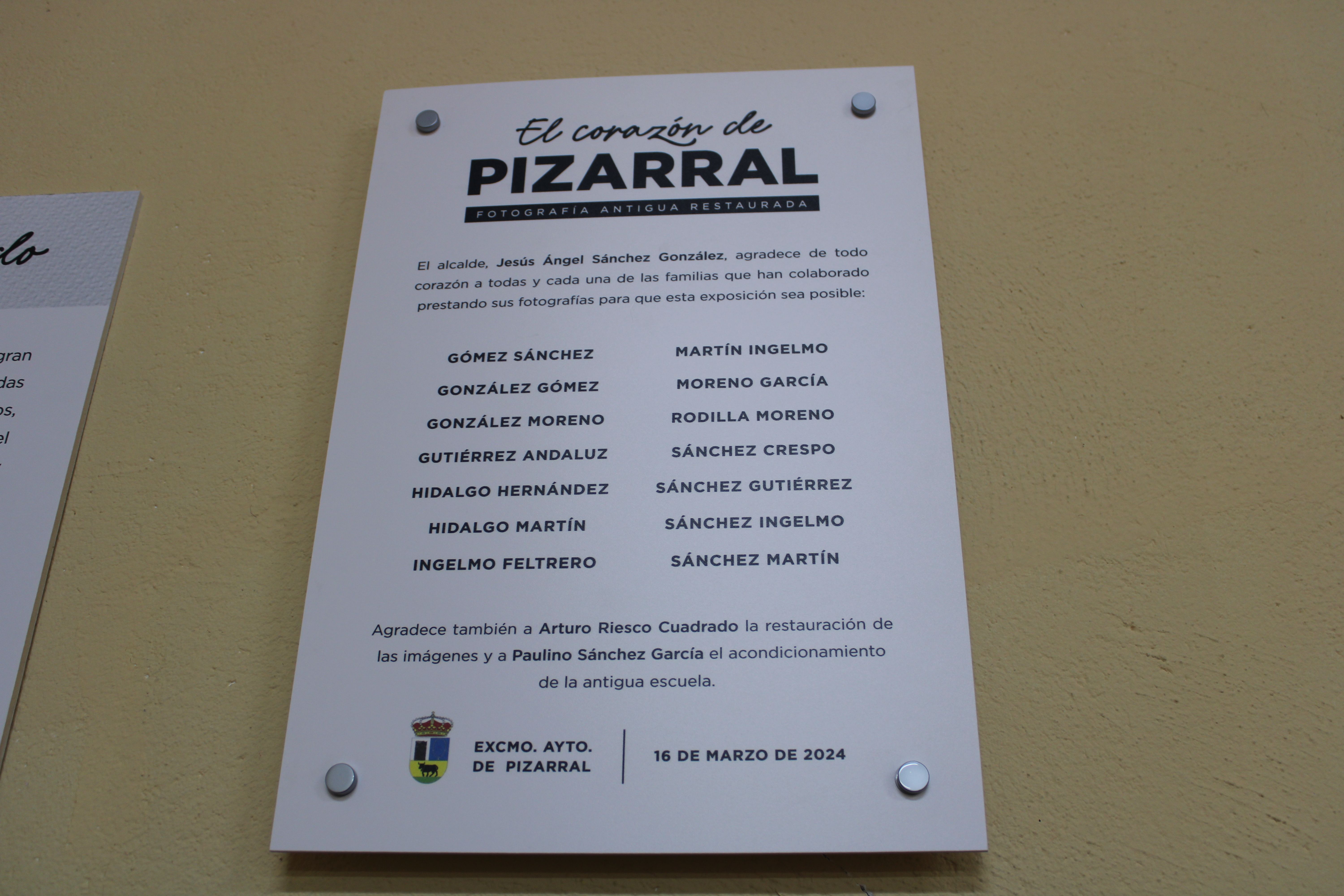  Exposición 'El corazón de Pizarral'