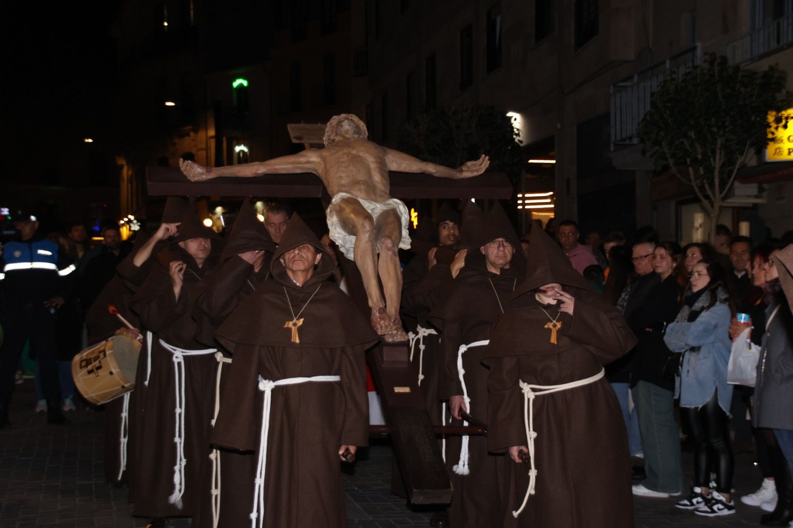 Procesión de la Hermandad Franciscana en el Sábado de Pasión, Semana Santa 2024
