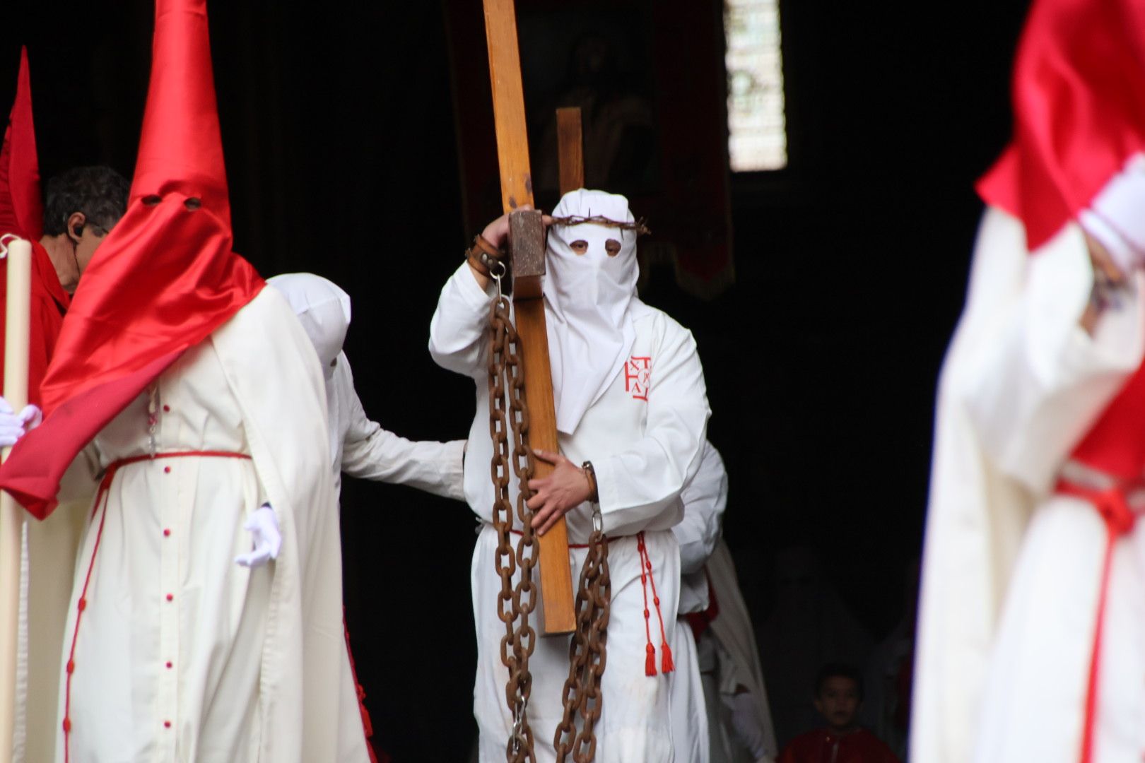 Salida de la procesión de Jesús del Perdón en la Semana Santa 2024