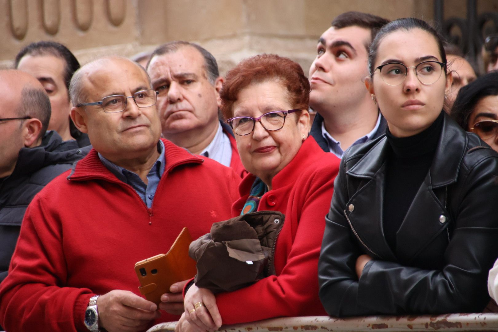 Ambiente de la procesión de Jesús Despojado en la Semana Santa 2024