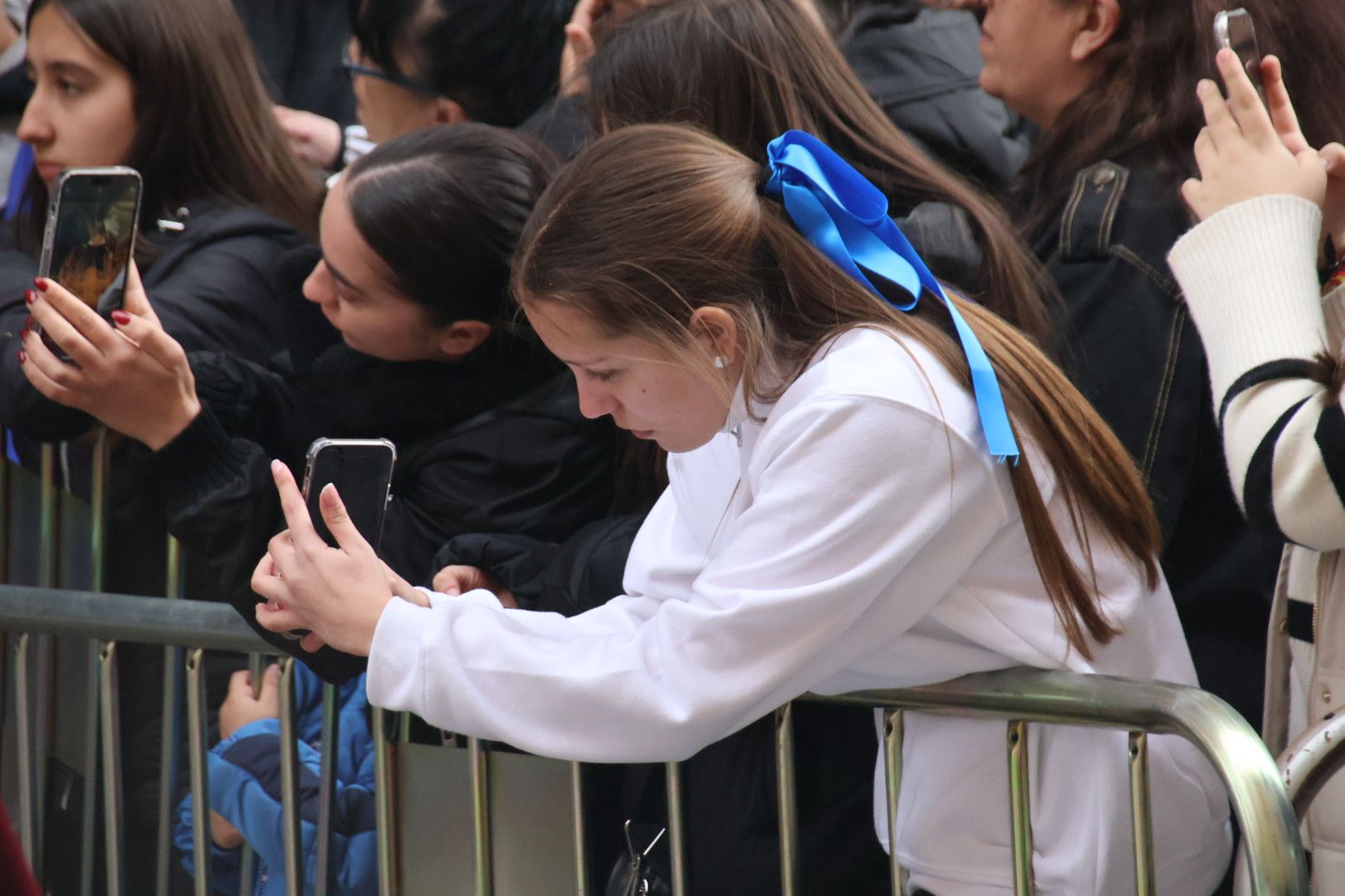 Ambiente de la procesión de Jesús Despojado en la Semana Santa 2024