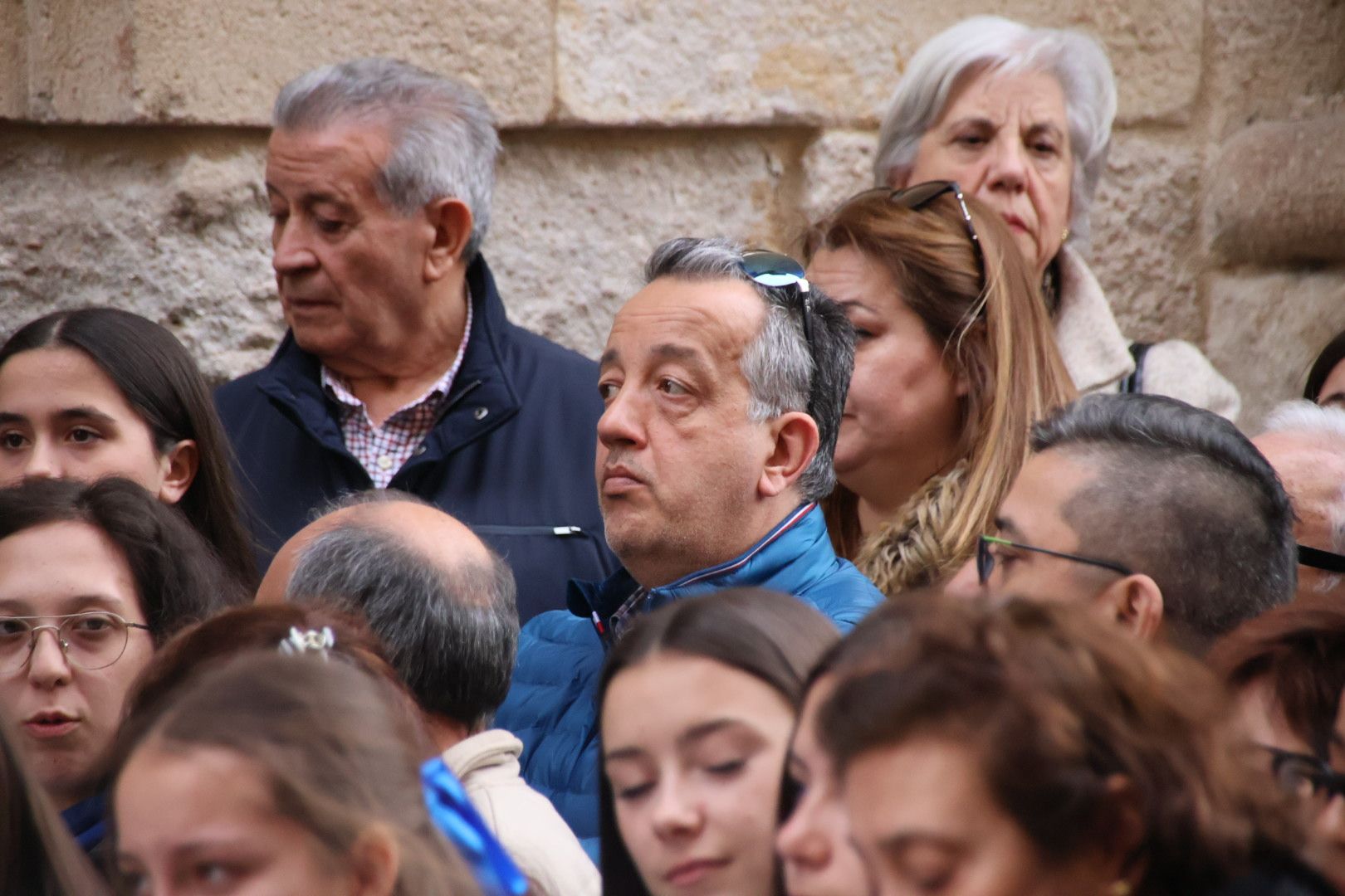 Ambiente de la procesión de Jesús Despojado en la Semana Santa 2024