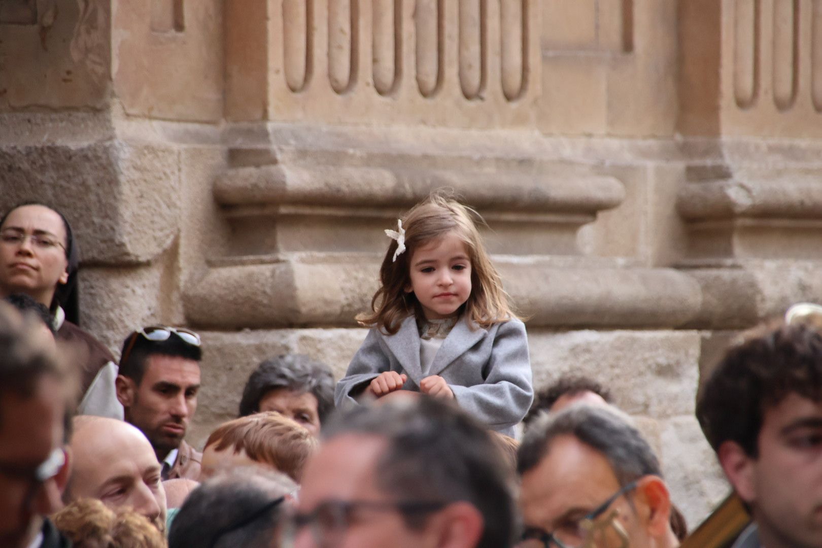 Ambiente de la procesión de Jesús Despojado en la Semana Santa 2024