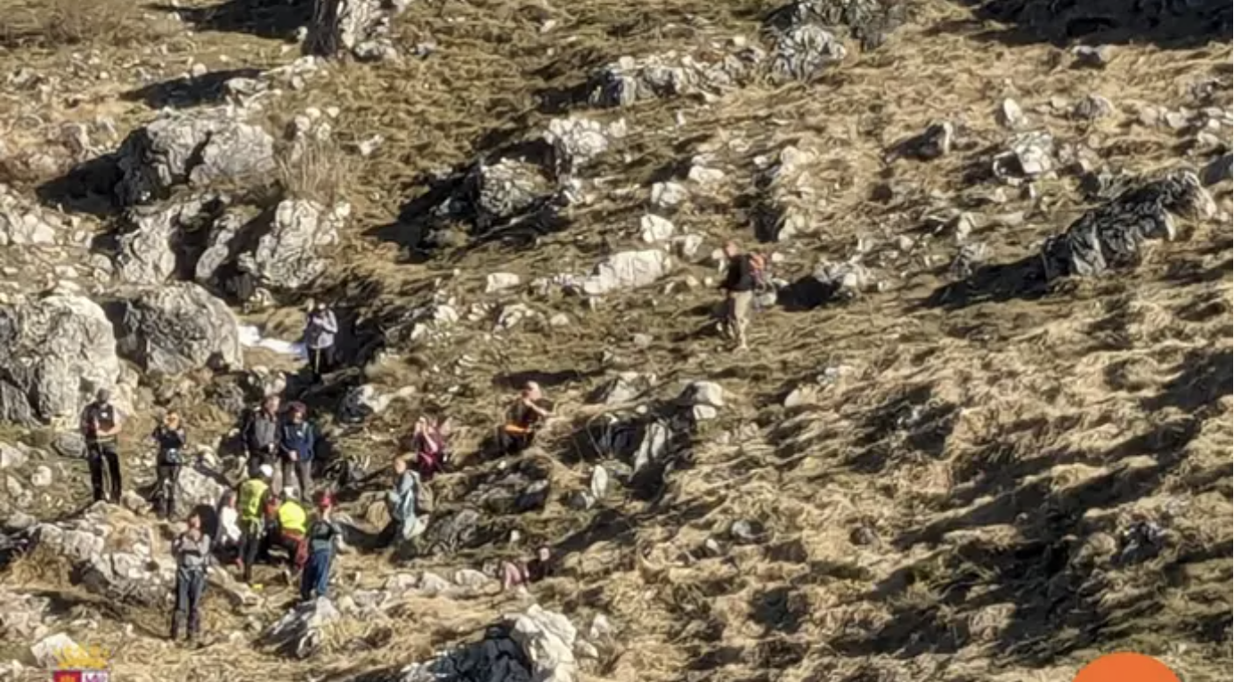 Rescatan a una montañera de 60 años cuando descendía del Pico Fontún en Velilla de la Tercia