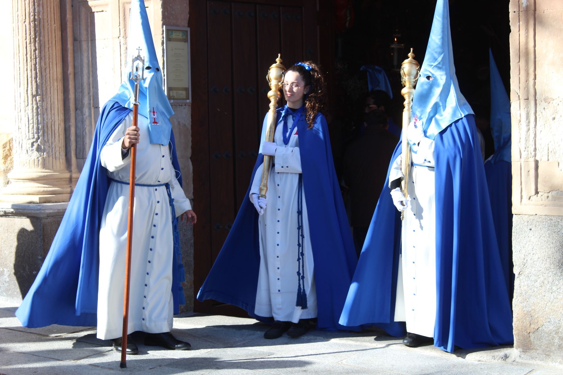 Inicio de la procesión del Santo Entierro, en Salamanca. Foto Carlos H.G