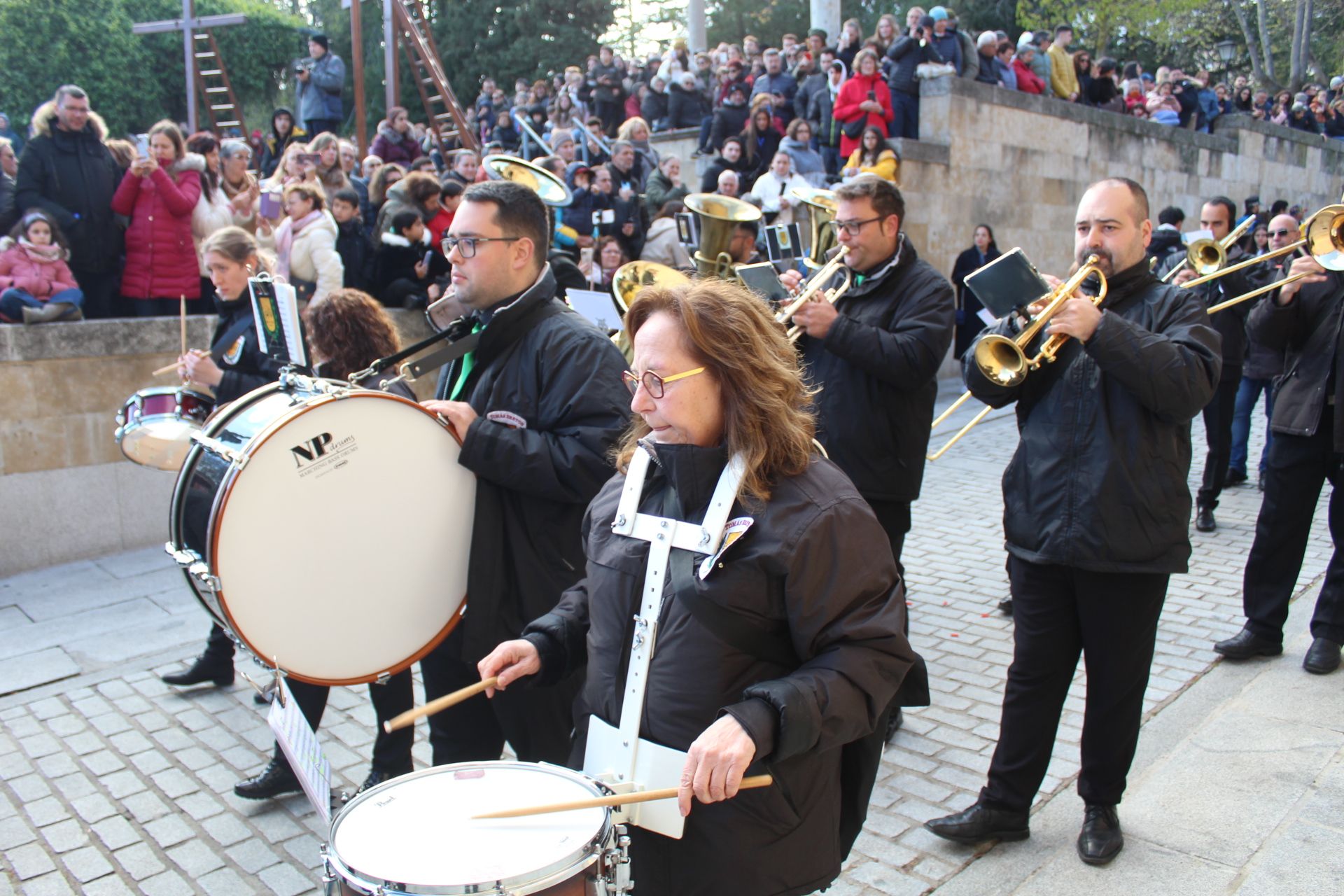 Inicio de la procesión del Santo Entierro, en Salamanca. Foto Carlos H.G