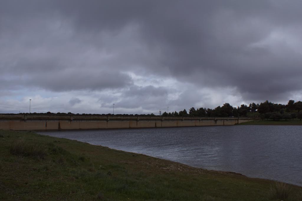 Pantano de Santa Teresa tras la borrasca Nelson