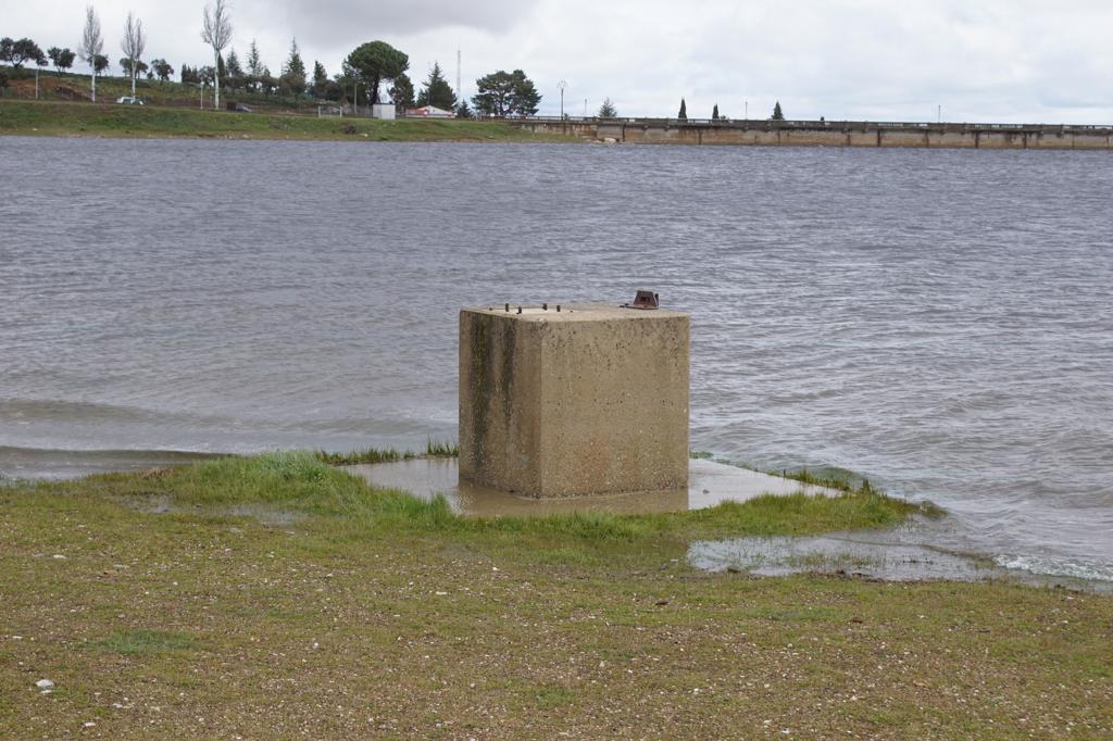 Pantano de Santa Teresa tras la borrasca Nelson