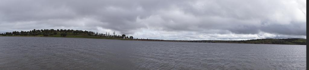 Pantano de Santa Teresa tras la borrasca Nelson