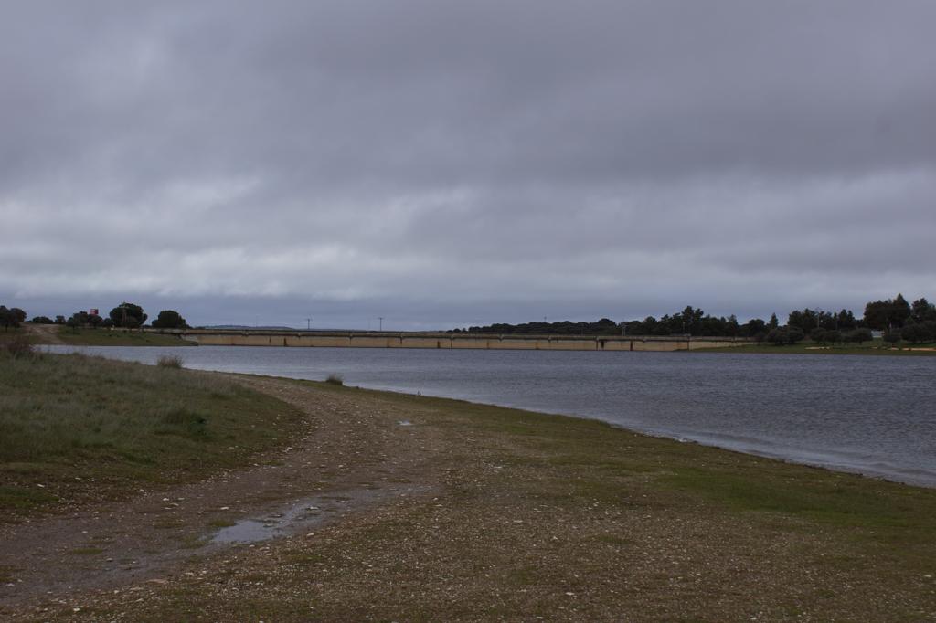 Pantano de Santa Teresa tras la borrasca Nelson