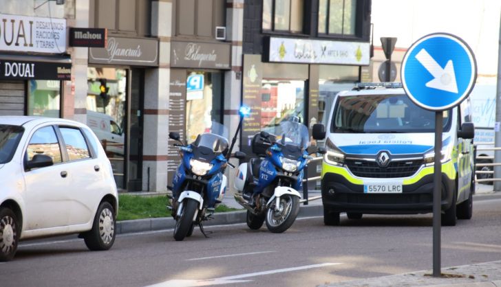 Colisión por alcance Paseo Estación. Policía Local