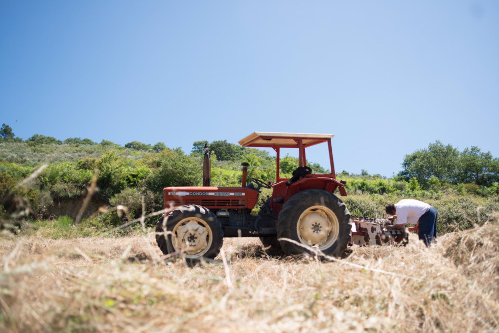 Un tractor en el campo. Foto EP | SEO/BirdLife