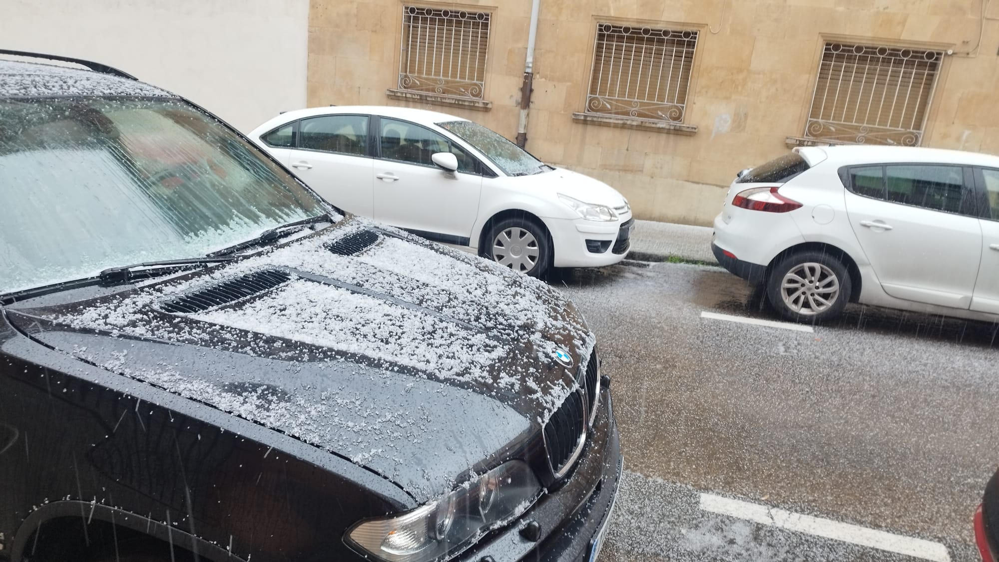 Granizo en Salamanca 