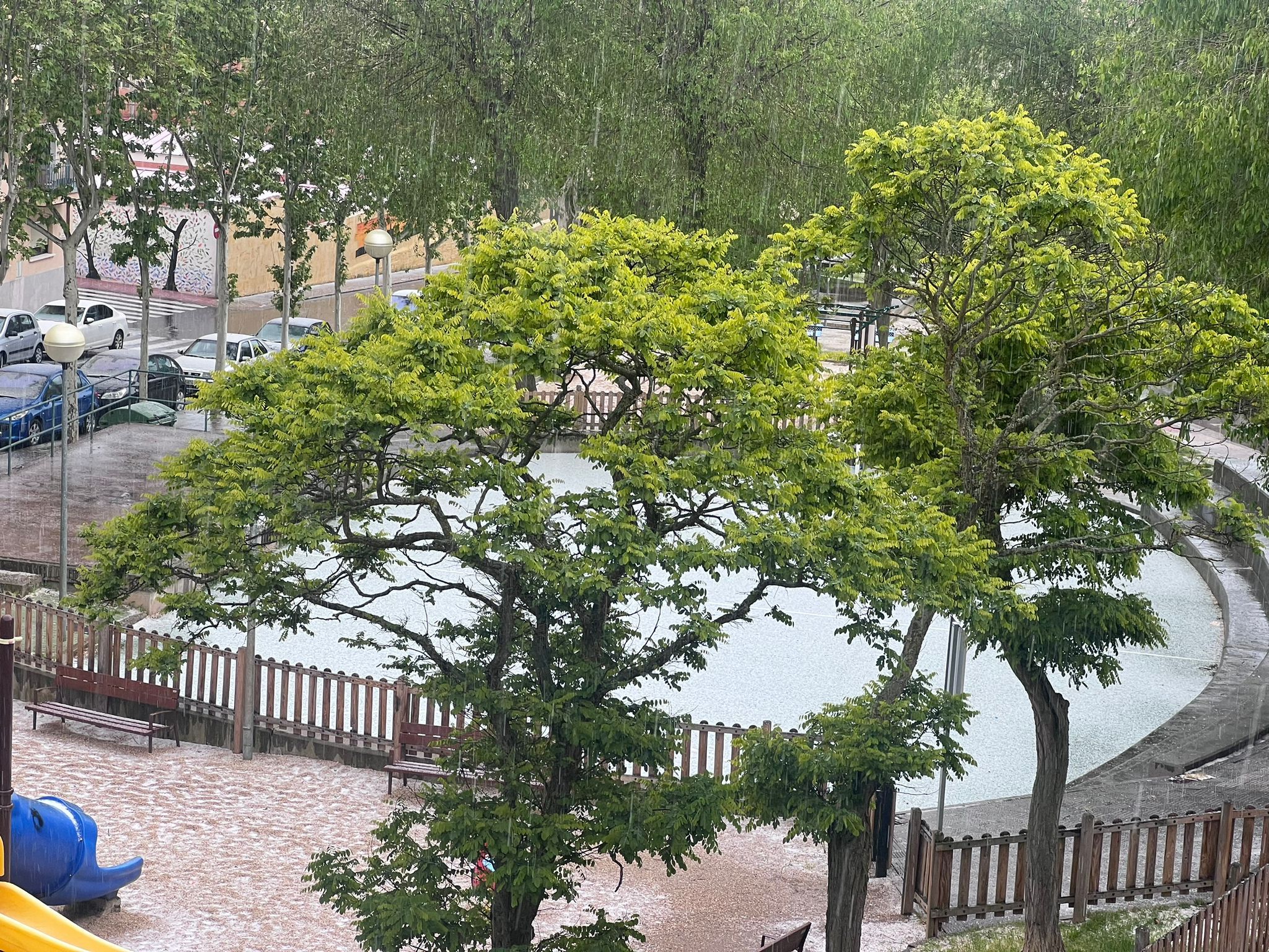 Granizo en Salamanca 