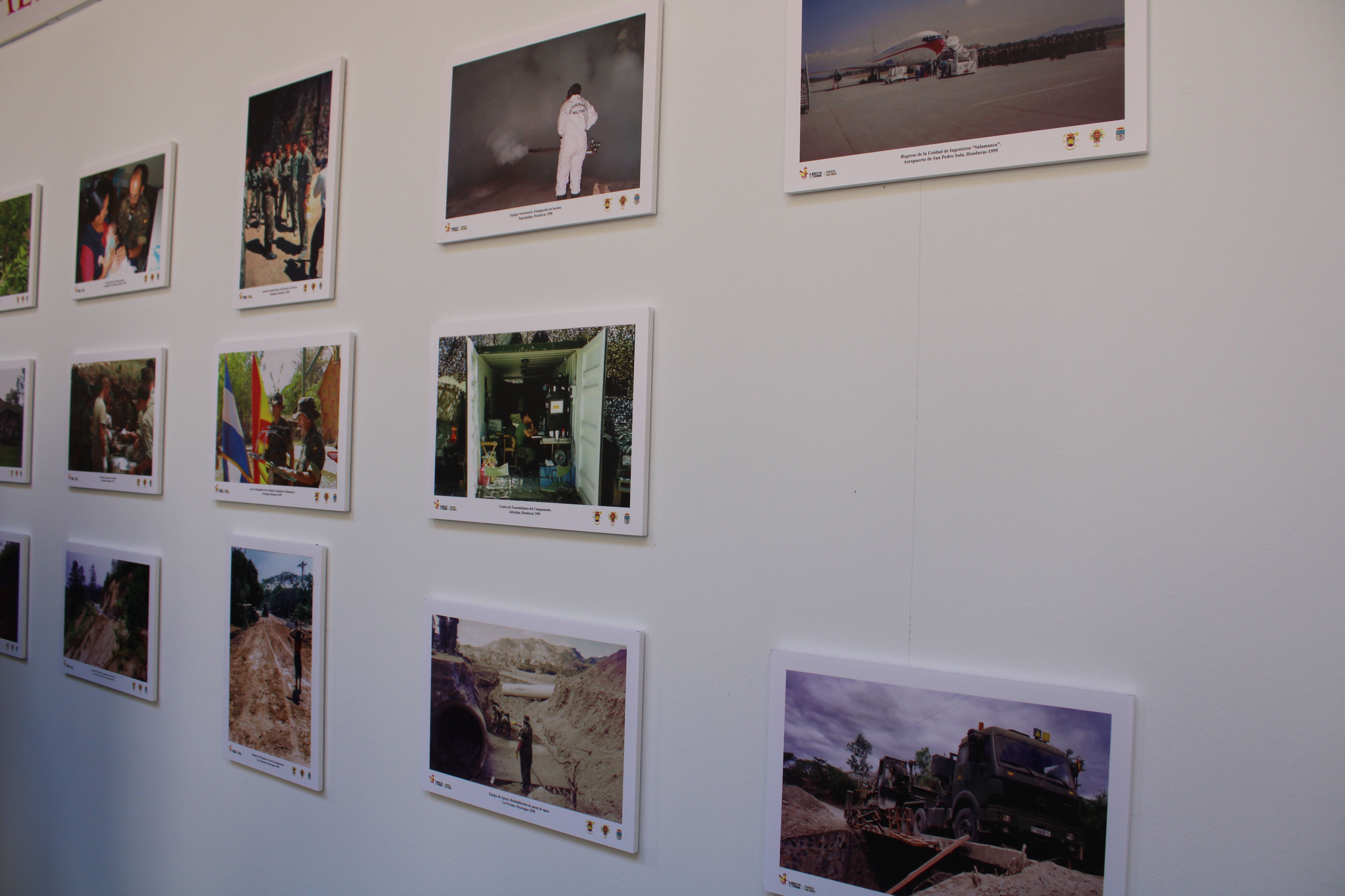Exposición 25 años de la intervención por el Huracán Mitch de la Unidad de Ingenieros Salamanca 