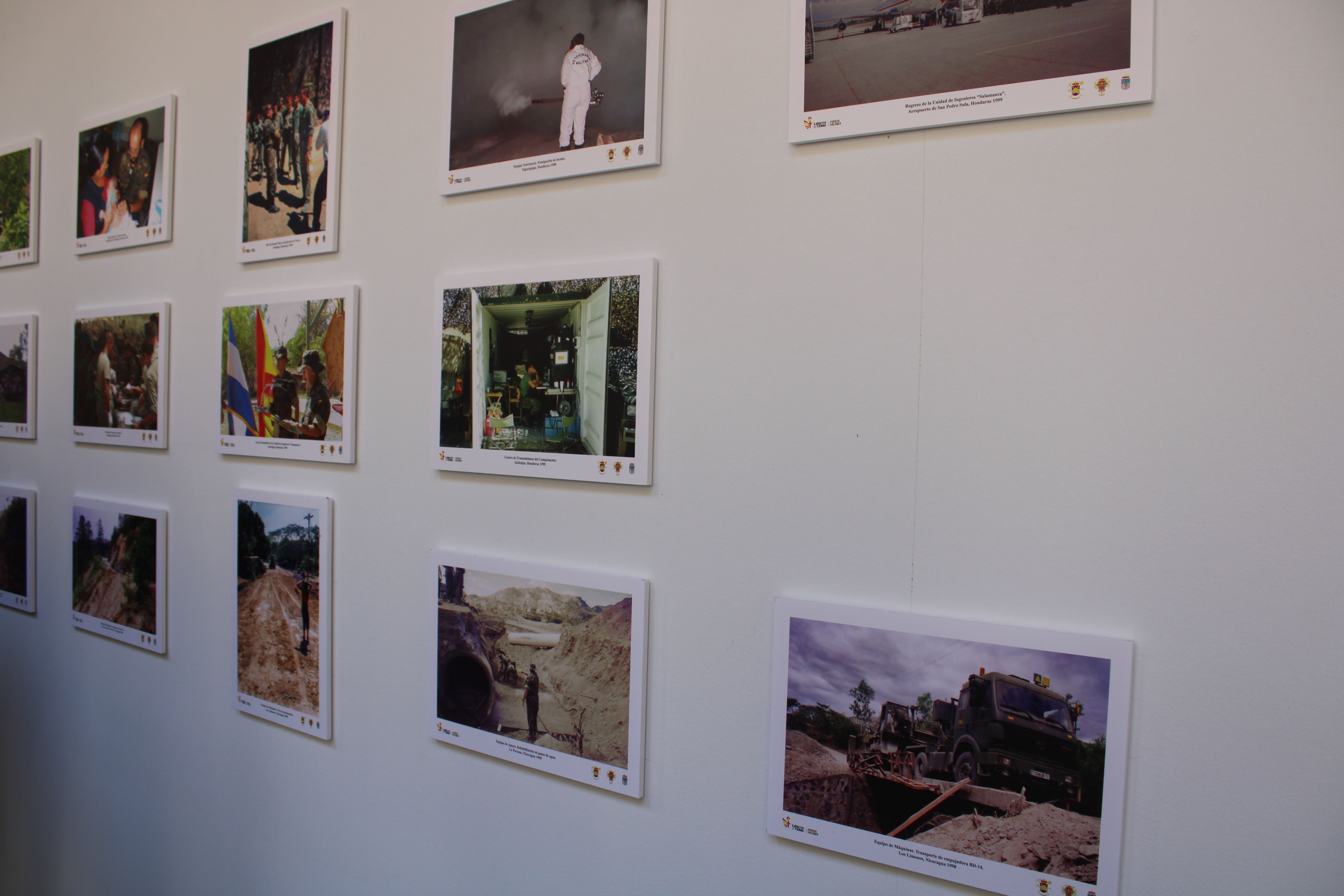 Exposición 25 años de la intervención por el Huracán Mitch de la Unidad de Ingenieros Salamanca 
