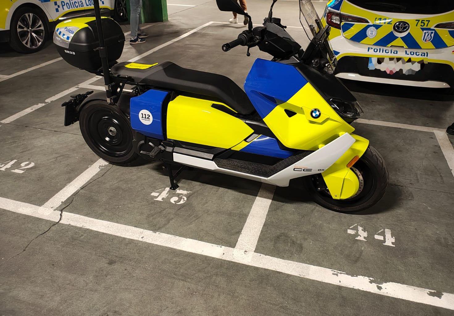 Nueva moto eléctrica de la Policía Local de Salamanca 